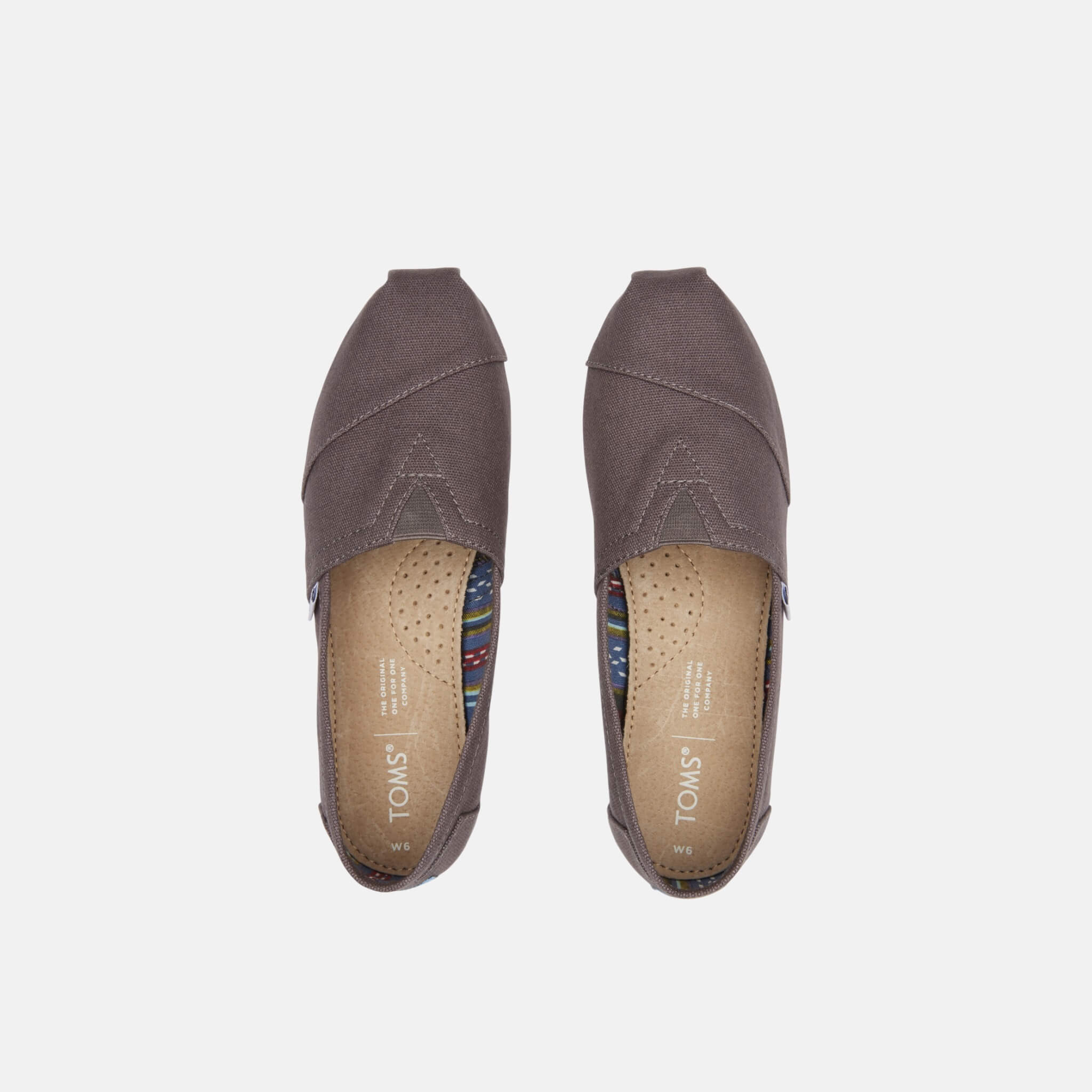 TOMS Core Classics Alpargata gri de damă