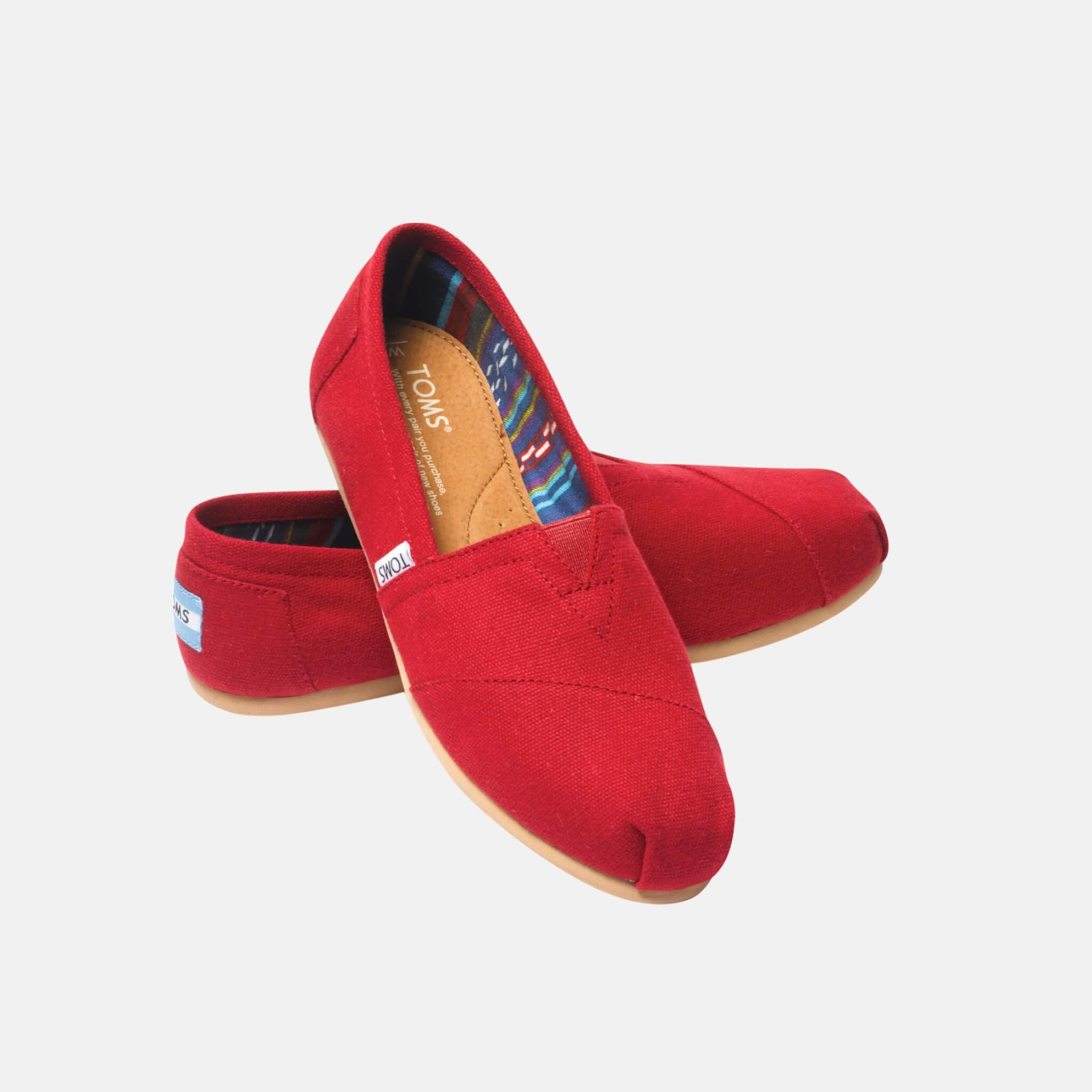 TOMS Core Classics Alpargata roșu de damă