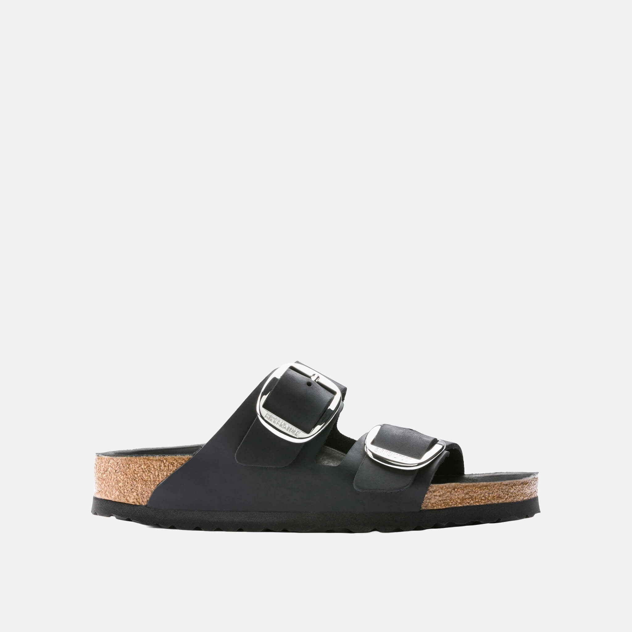 Papuci Birkenstock Arizona Big Buckle Oiled Leather negru