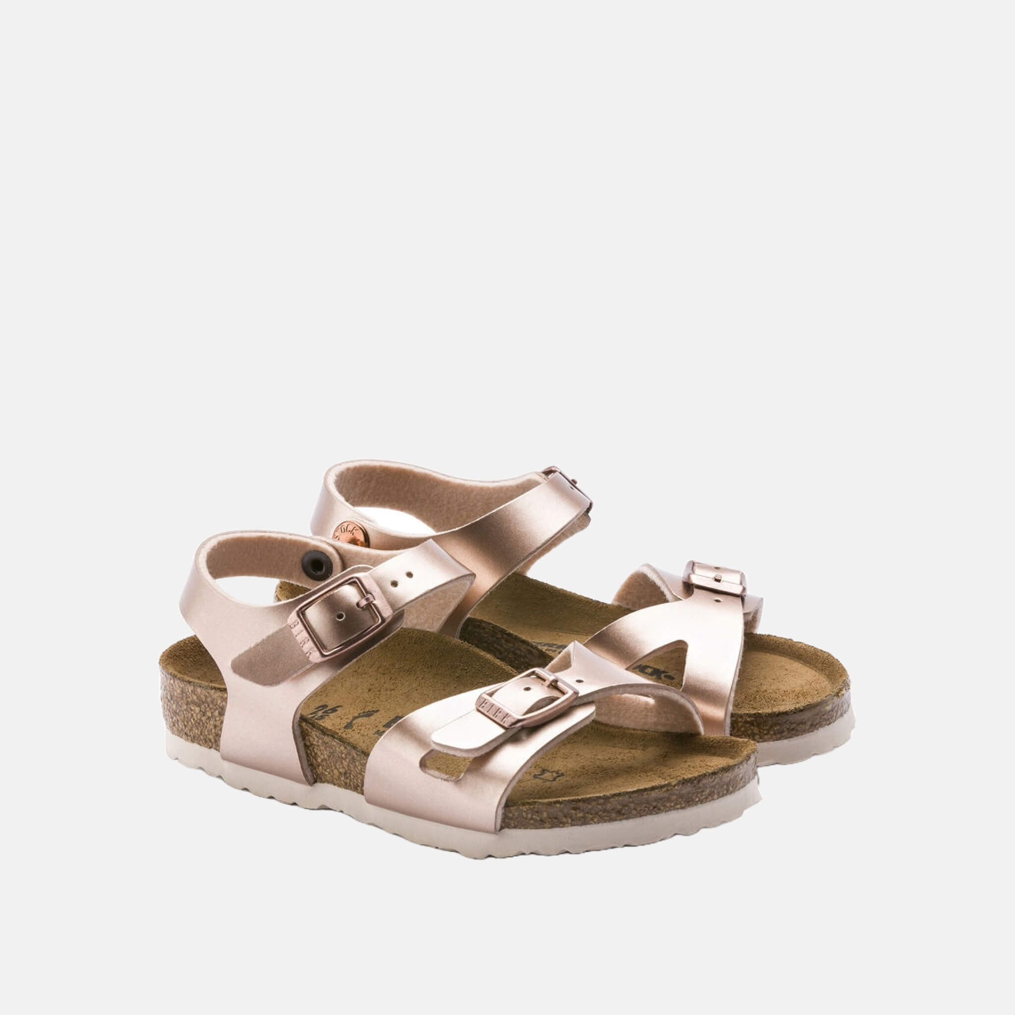 Sandale pentru copii Birkenstock Rio Birko-Flor Electric Metallic roz