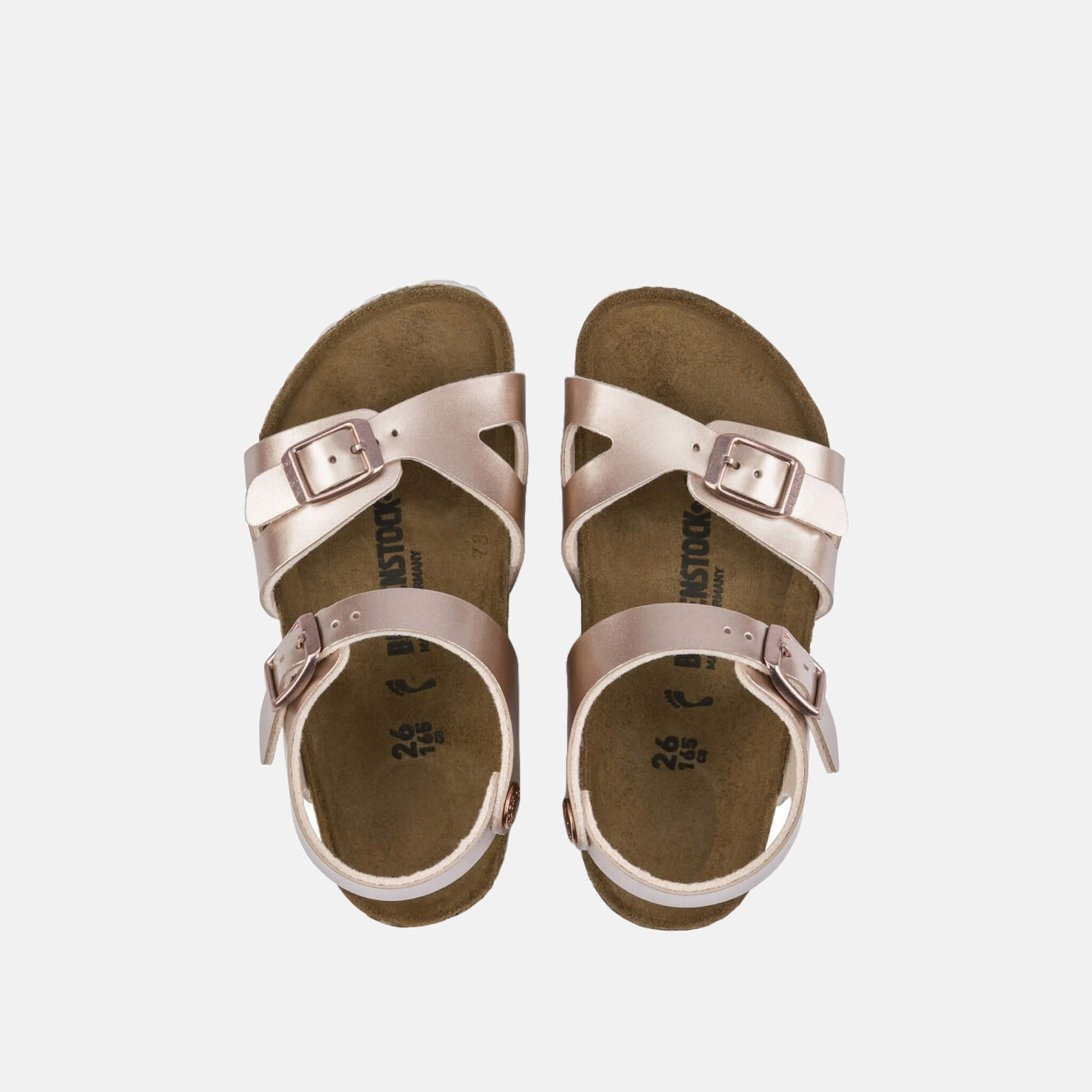 Sandale pentru copii Birkenstock Rio Birko-Flor Electric Metallic roz