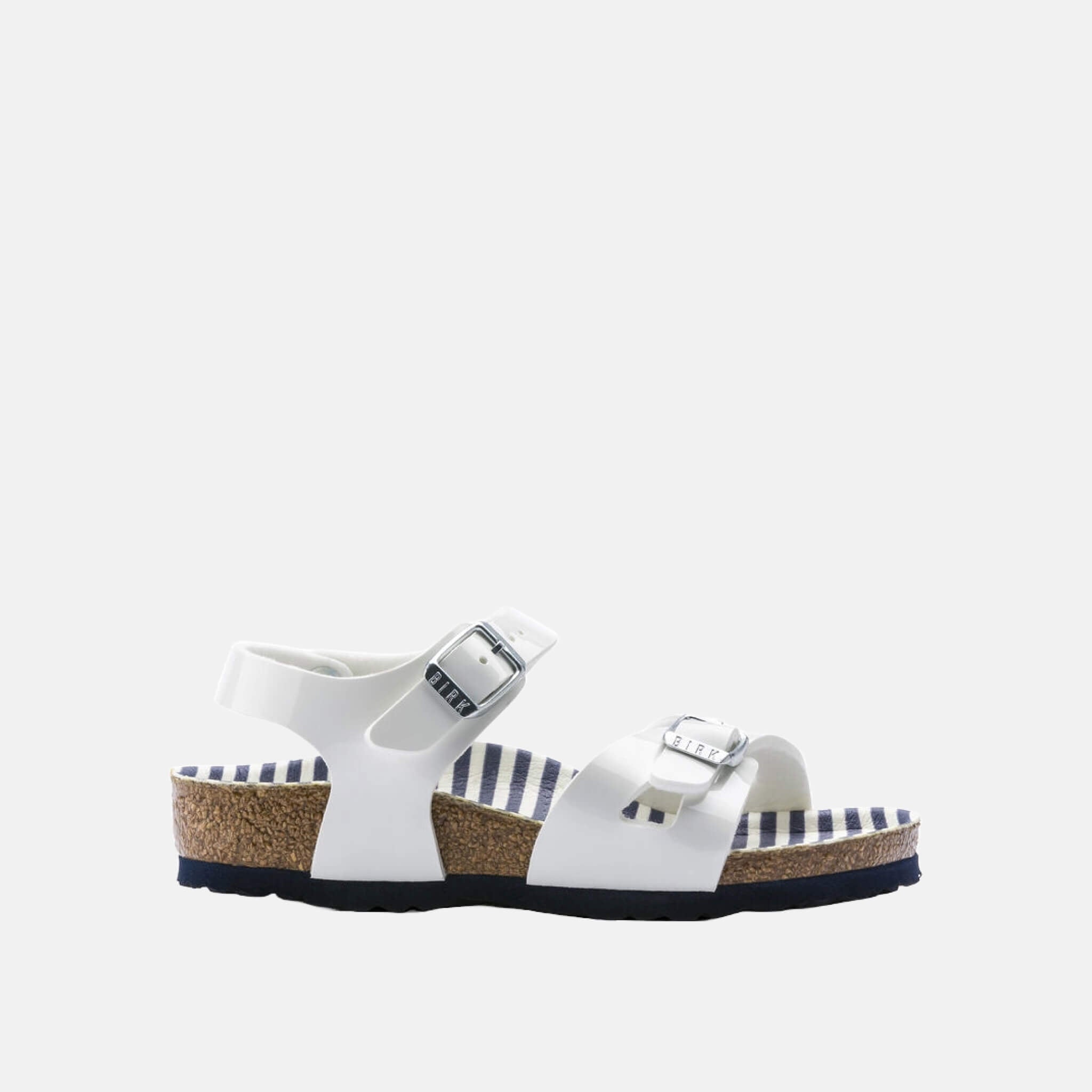 Sandale pentru copii Birkenstock Rio Birko-Flor alb