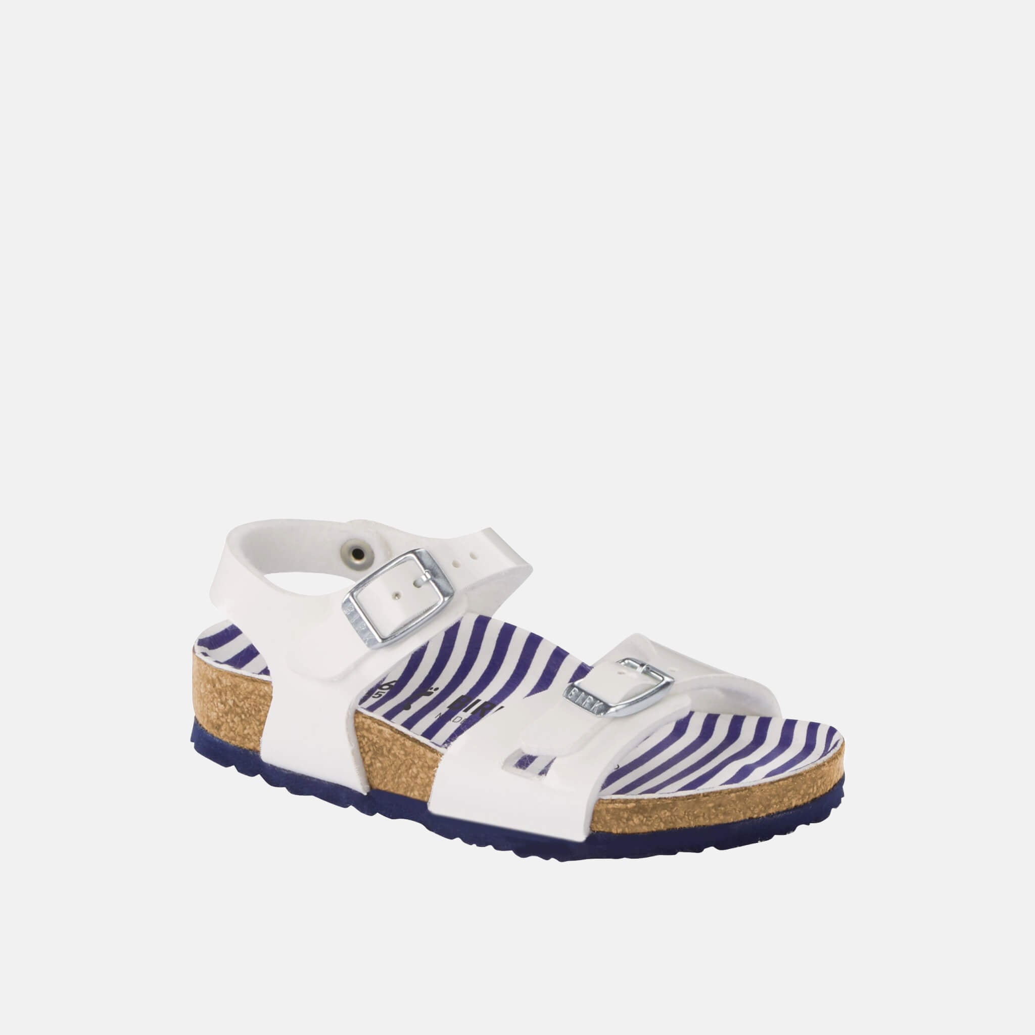 Sandale pentru copii Birkenstock Rio Birko-Flor alb