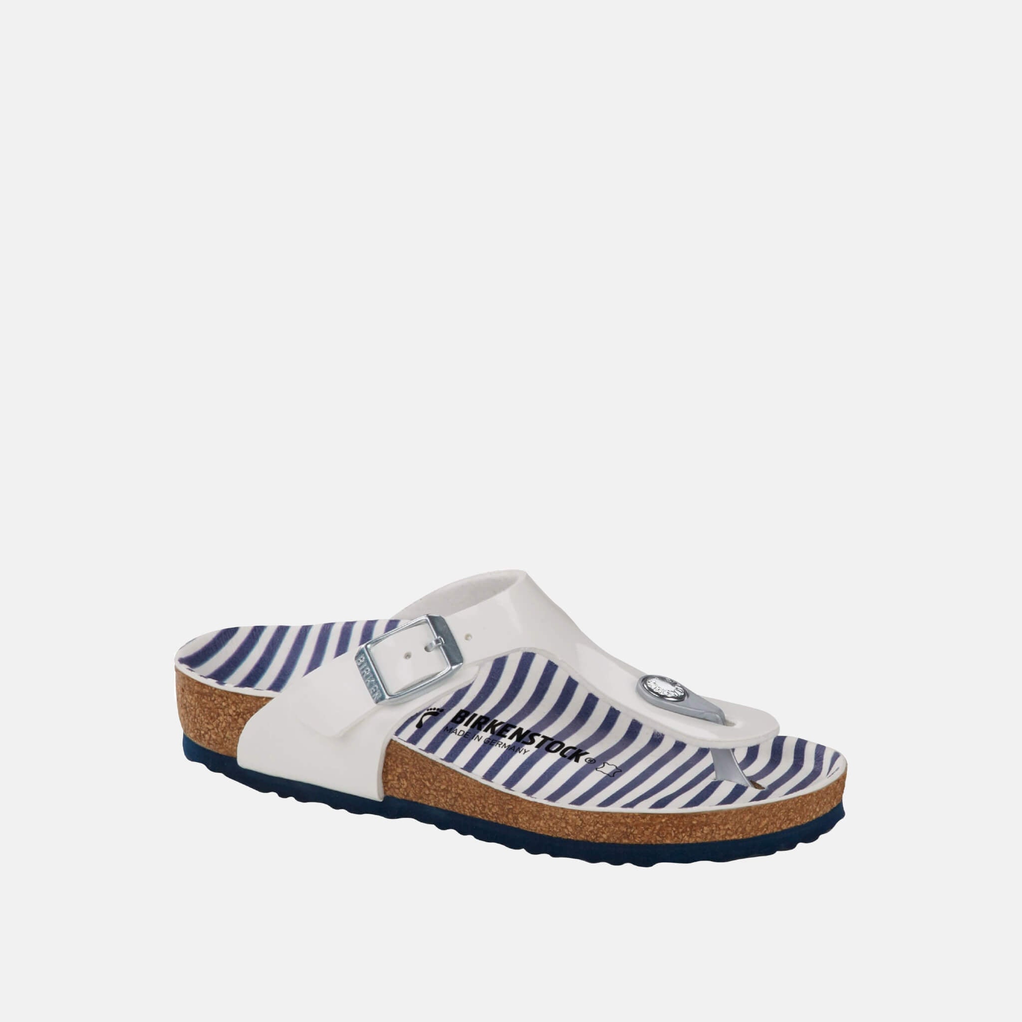 Șlapi pentru copii Birkenstock Gizeh Birko-Flor alb