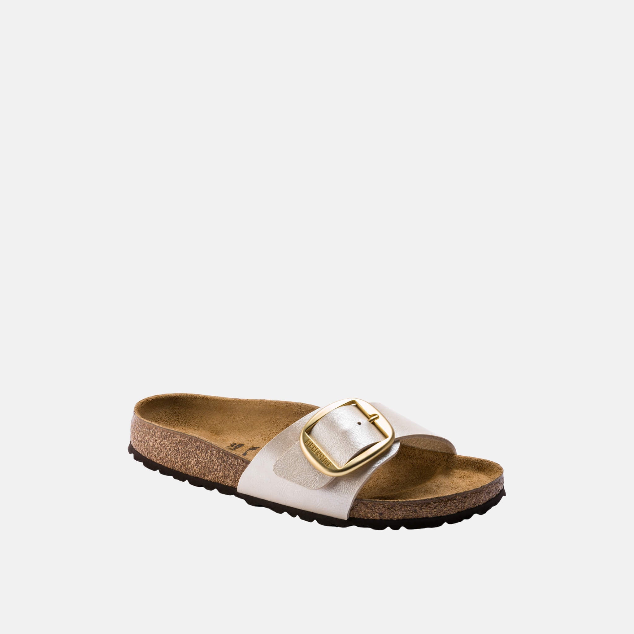 Papuci Regular Birkenstock Madrid Big Buckle Graceful perlat