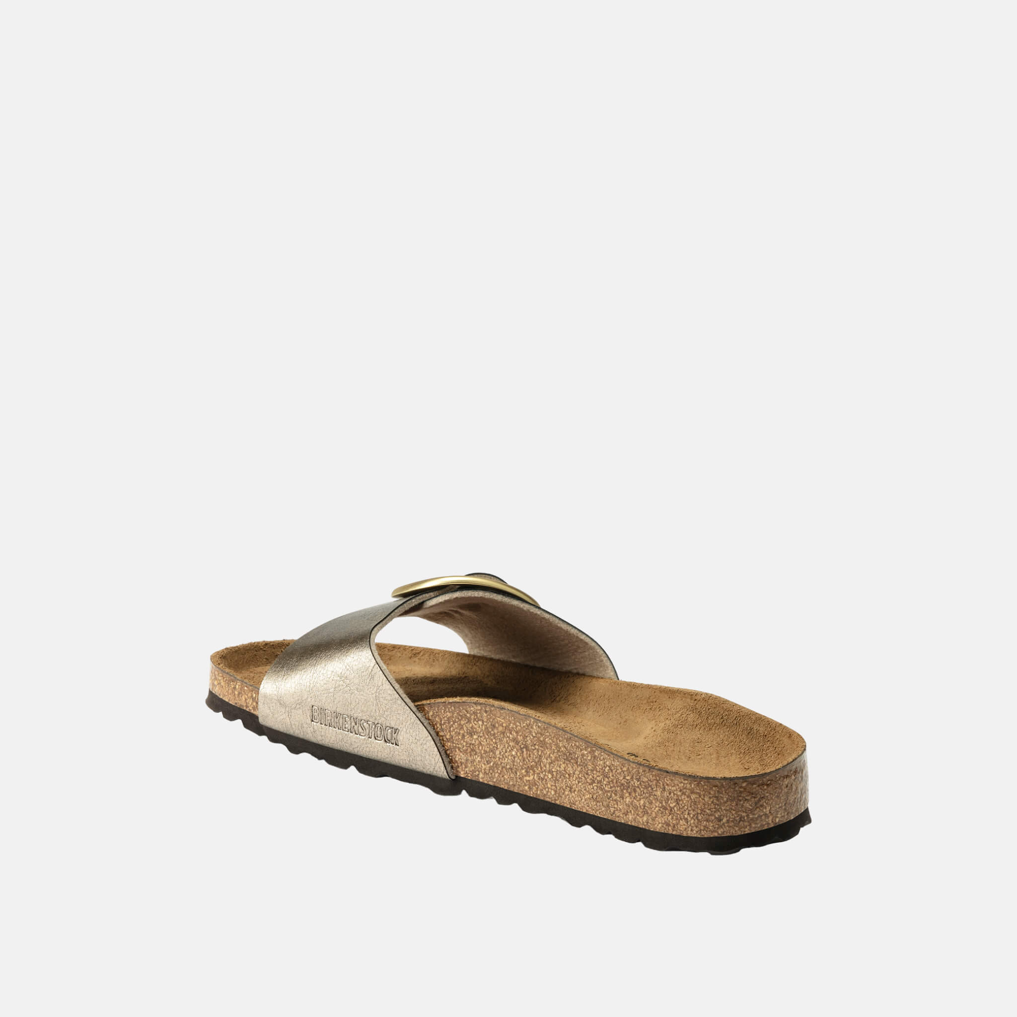 Papuci Regular Birkenstock Madrid Big Buckle Graceful auriu