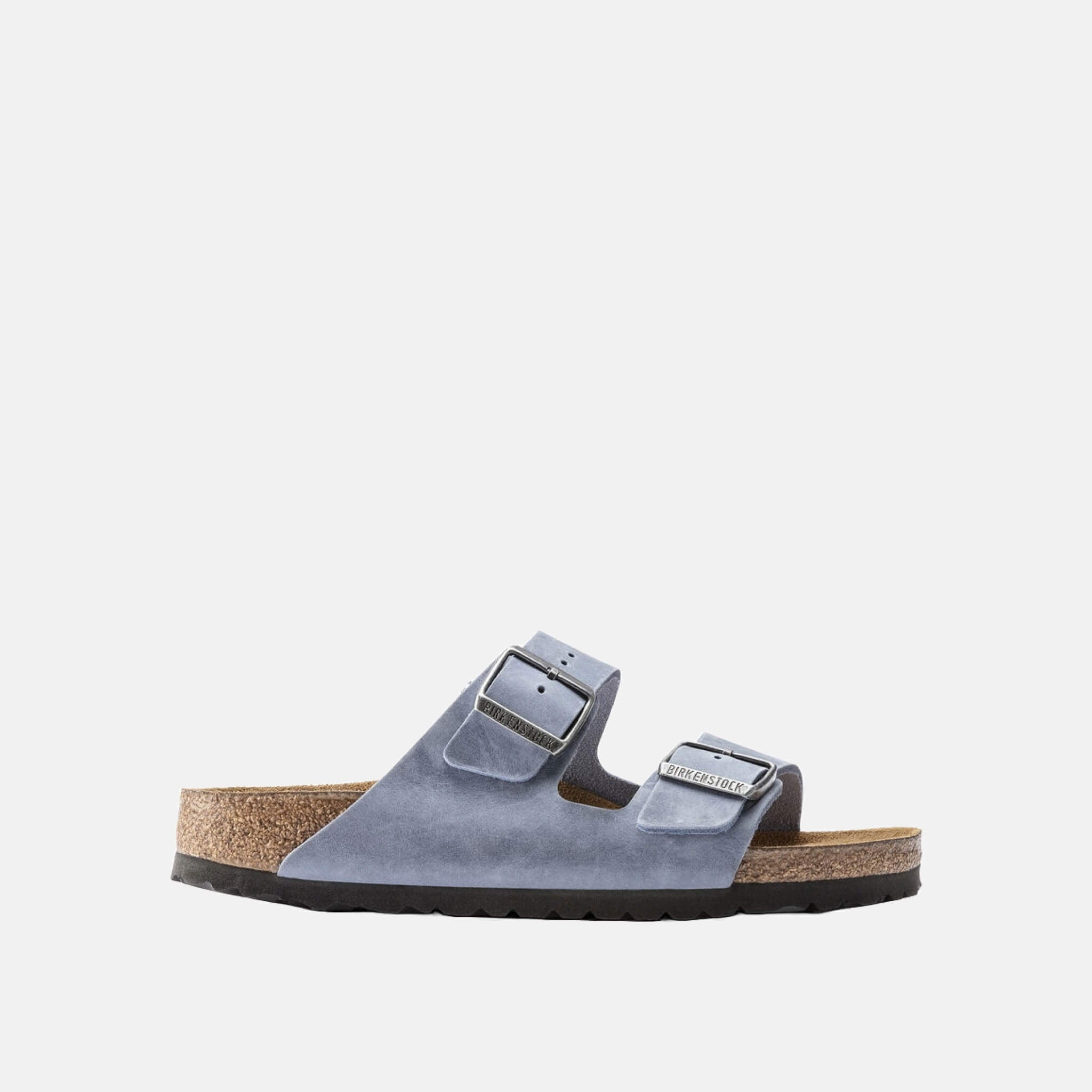Papuci Birkenstock Arizona Soft Footbed Oiled Leather albastru