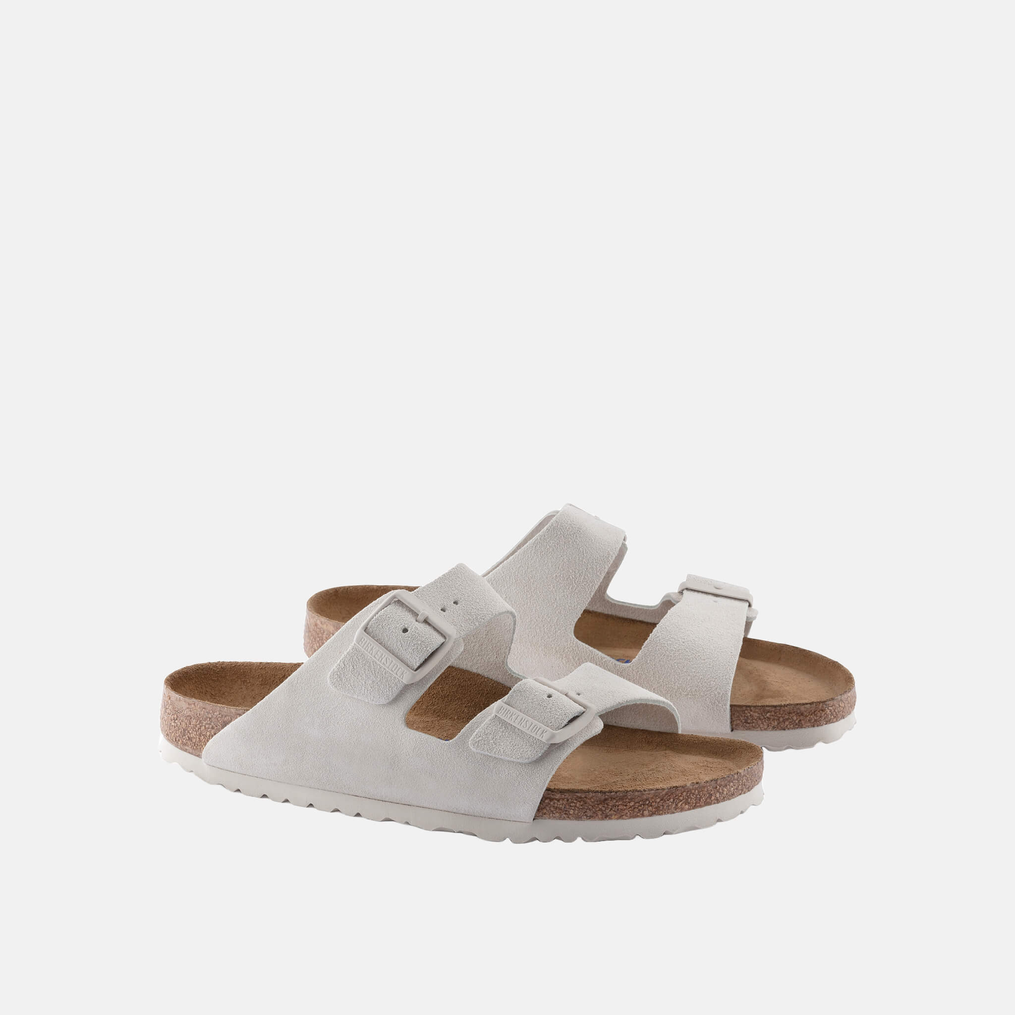 Papuci Birkenstock Arizona SFB Suede Leather bej