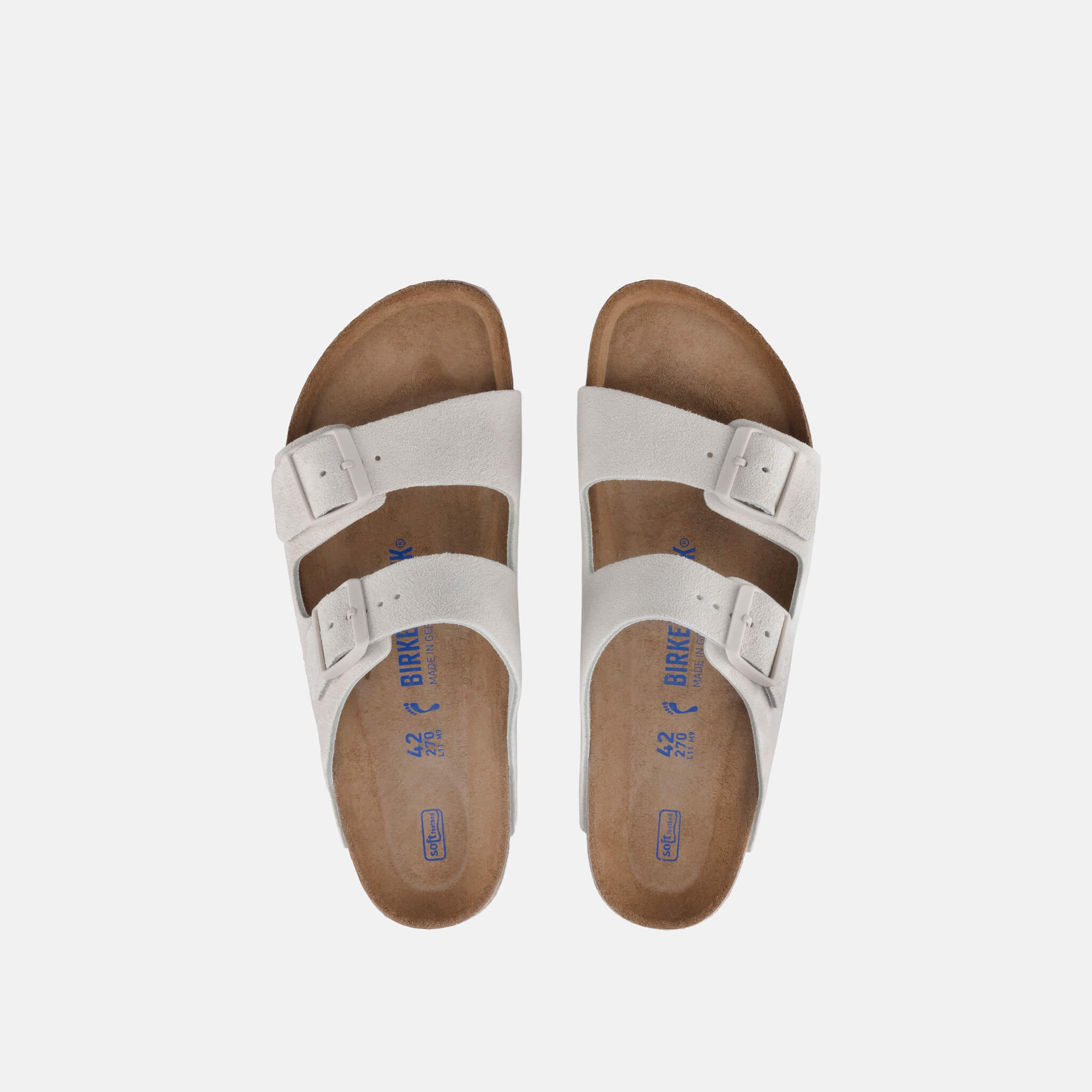 Papuci Birkenstock Arizona SFB Suede Leather bej