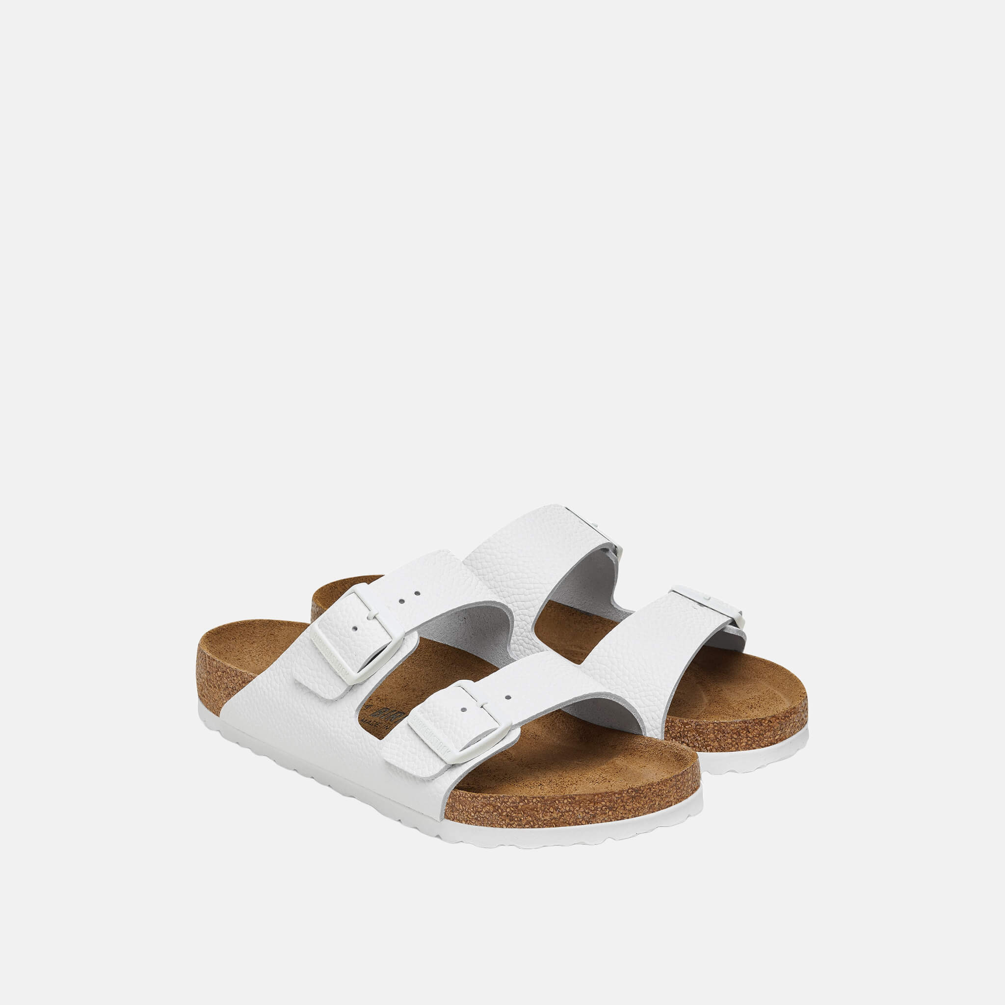 Papuci Arizona Smooth Leather alb