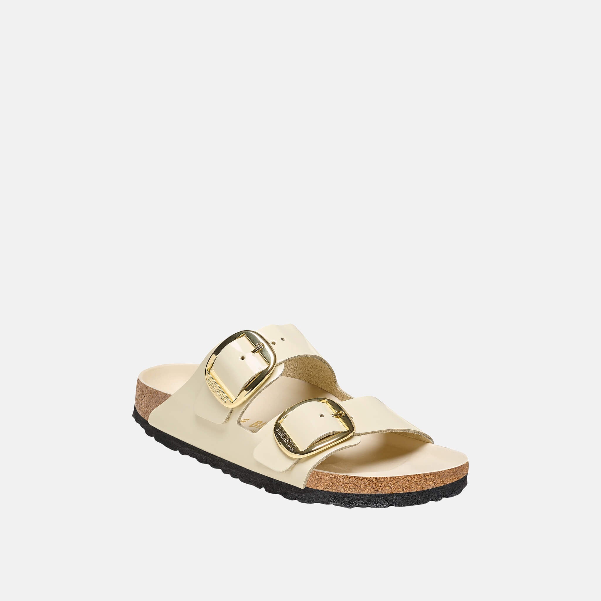 Papuci Arizona High Shine Big Buckle bej