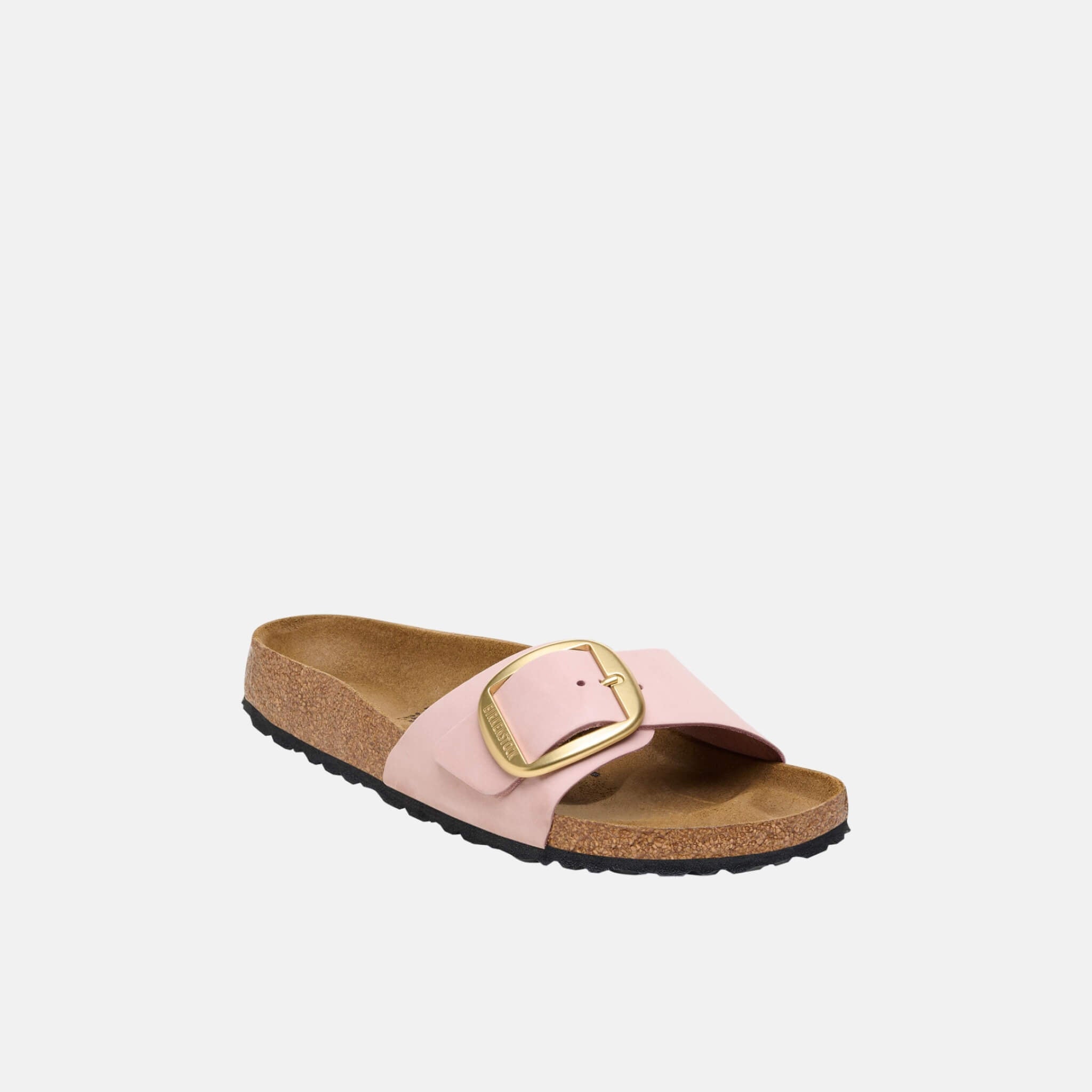 Papuci Regular Birkenstock Madrid Big Buckle Nubuck Leather roz