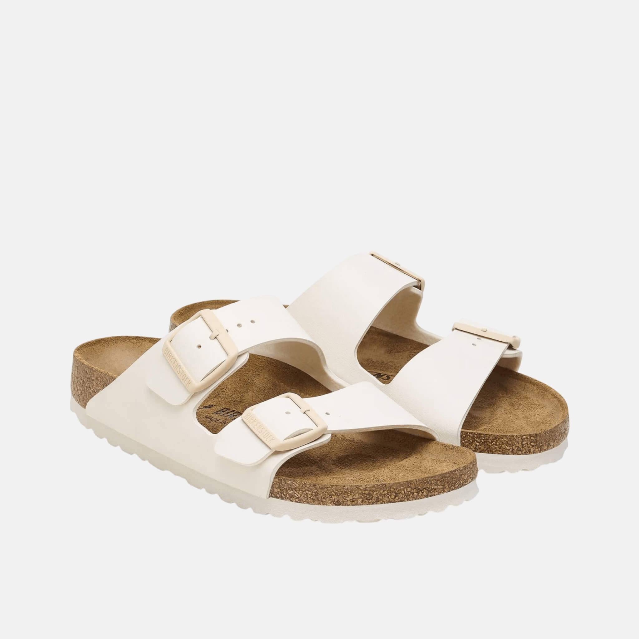 Papuci Regular Arizona Birko-Flor alb