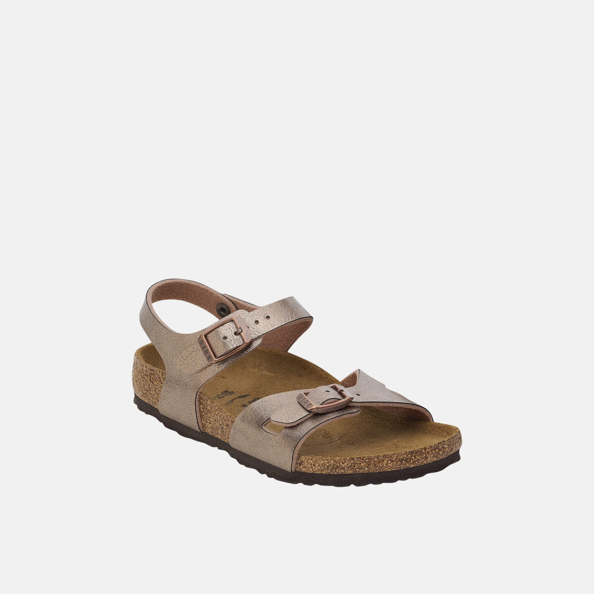 Sandale pentru copii Regular Birkenstock Rio Birko-Flor arămiu