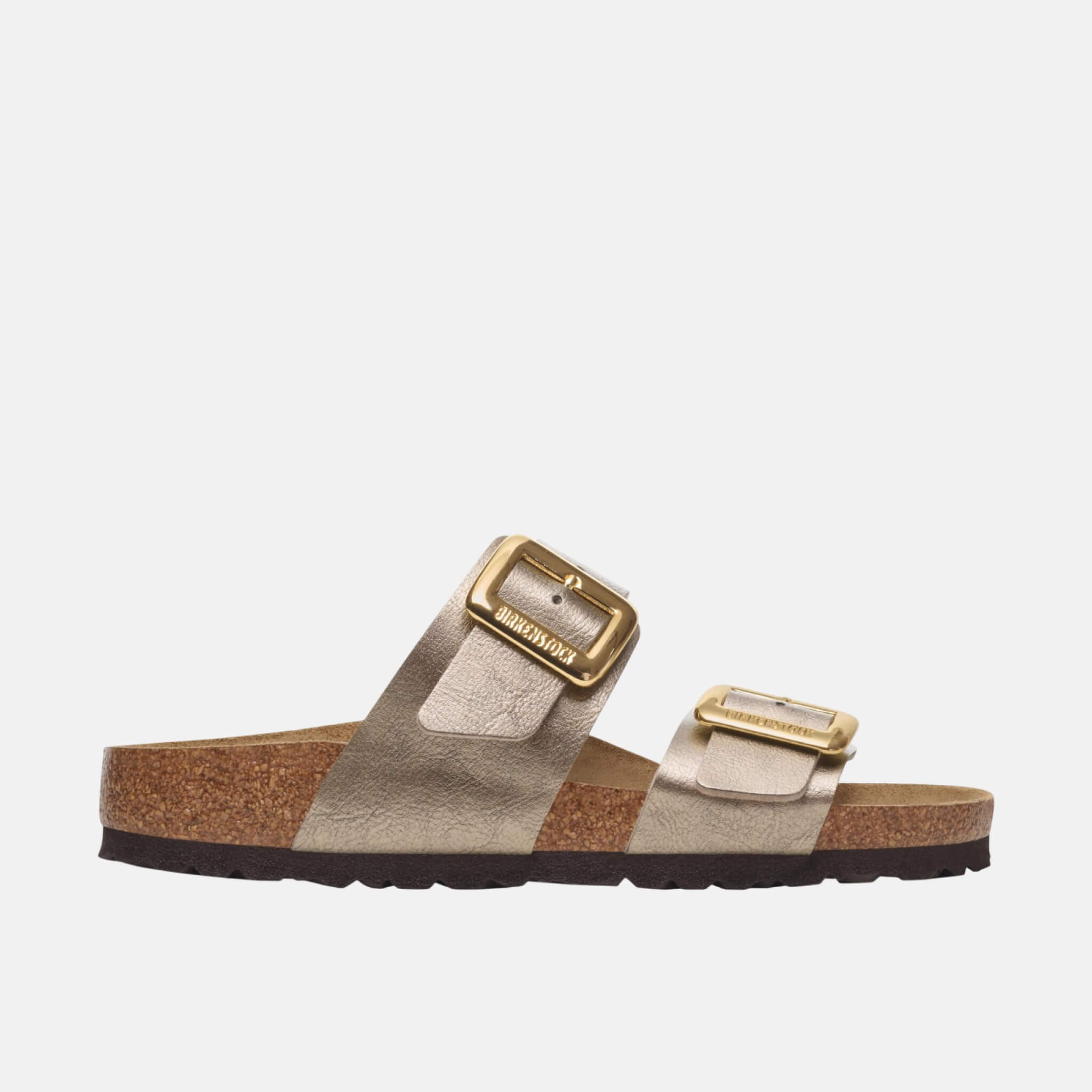 Papuci Regular Sydney Cushion Buckle Birko-Flor arămiu