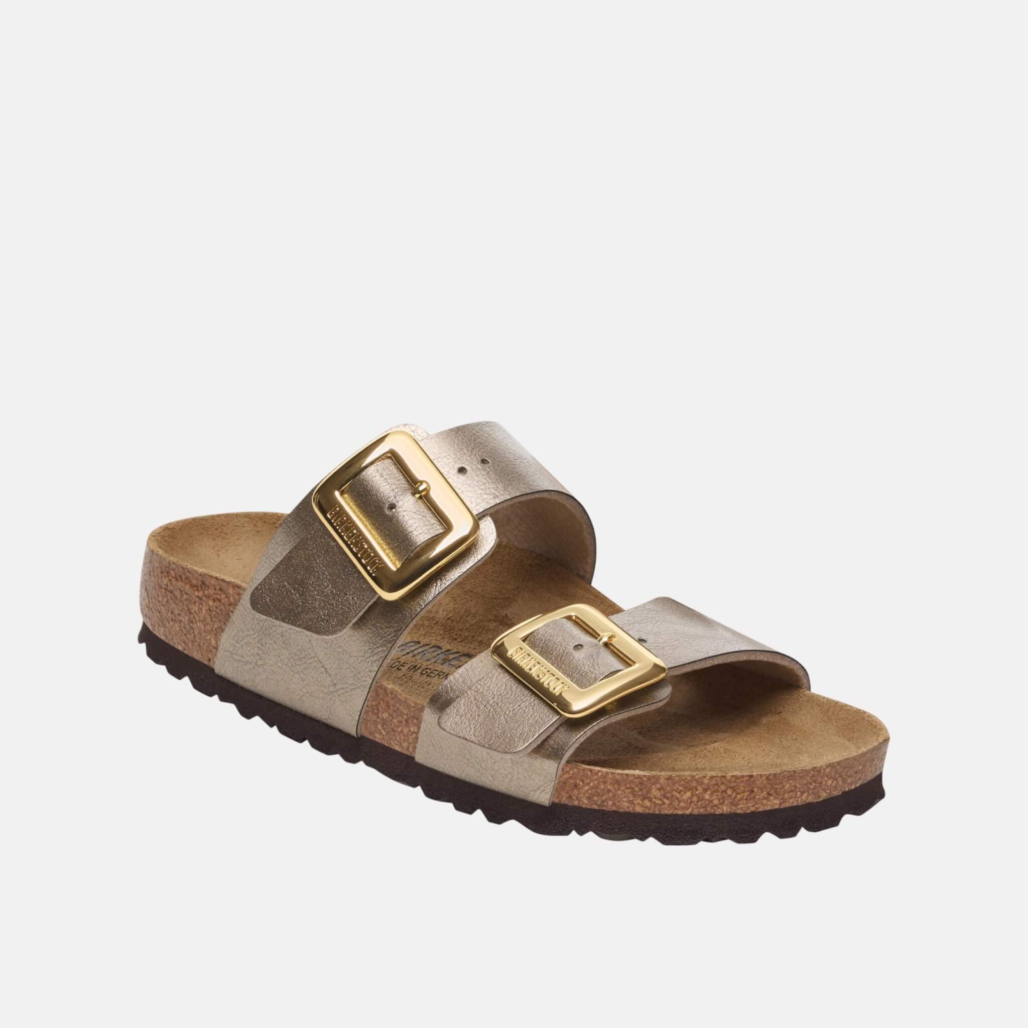 Papuci Regular Sydney Cushion Buckle Birko-Flor arămiu