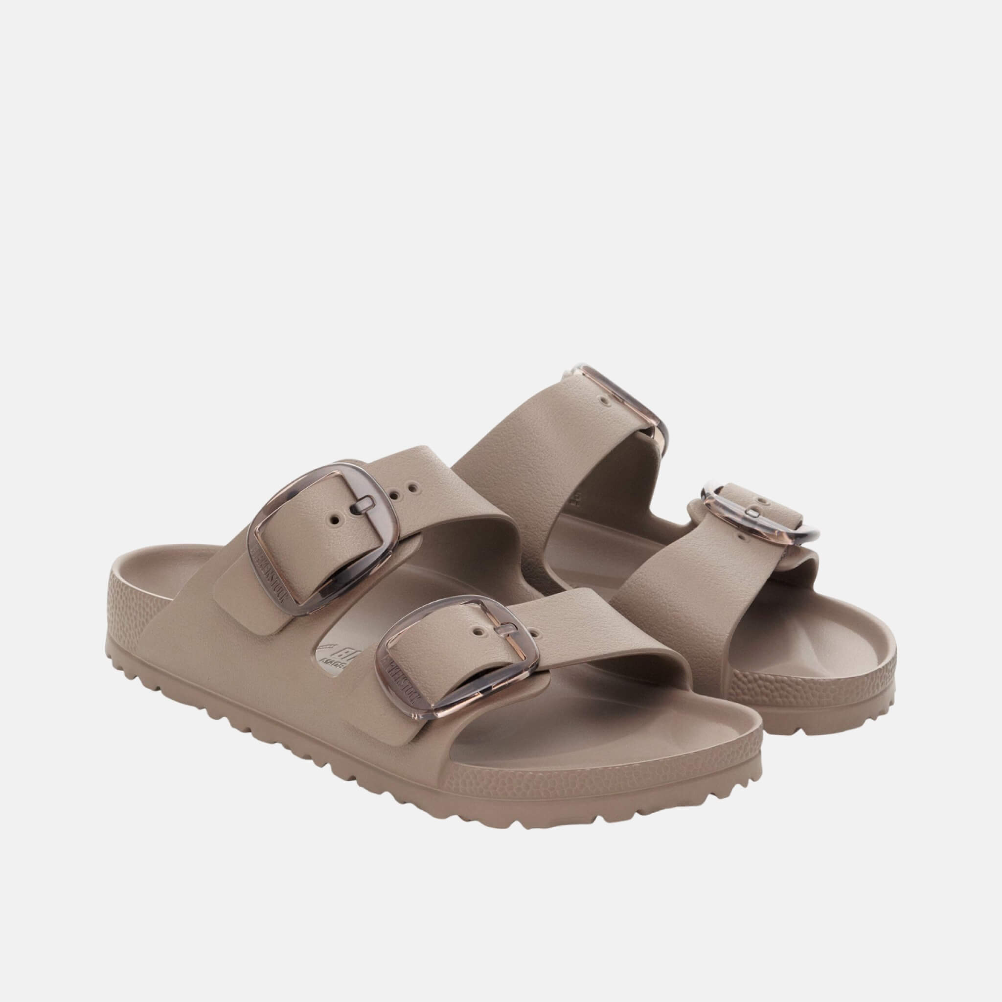 Papuci narrow Arizona Big Buckle EVA bej