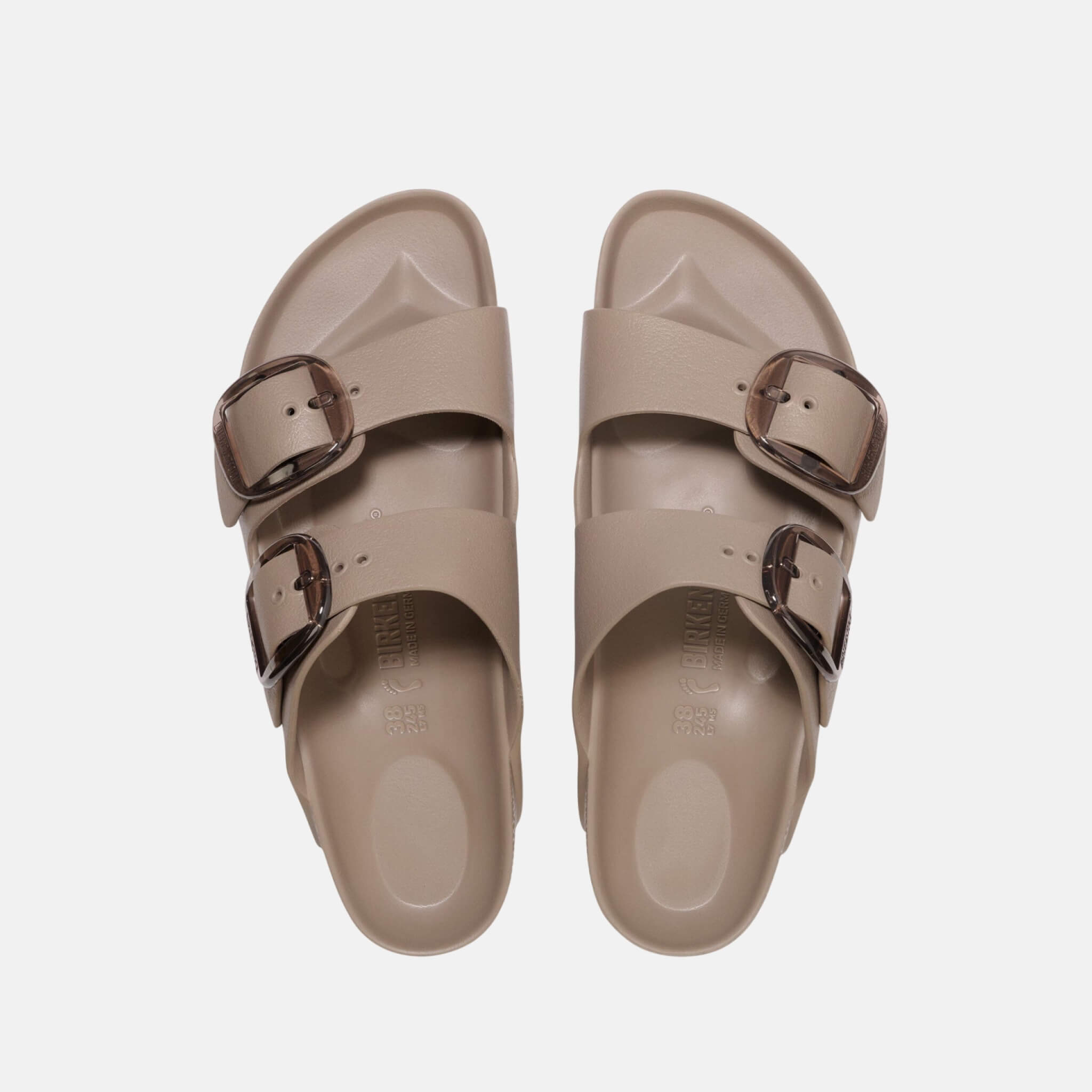 Papuci narrow Arizona Big Buckle EVA bej