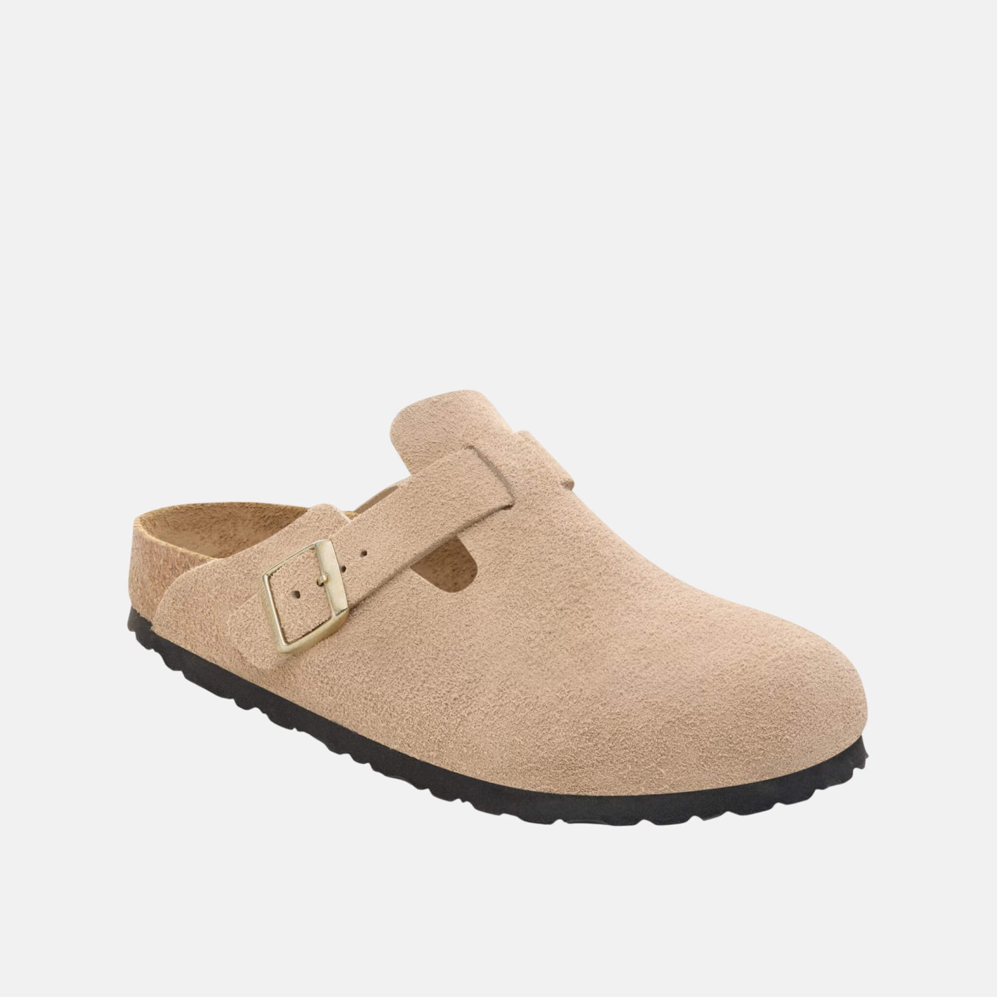 Saboți regular Boston Suede Leather bej