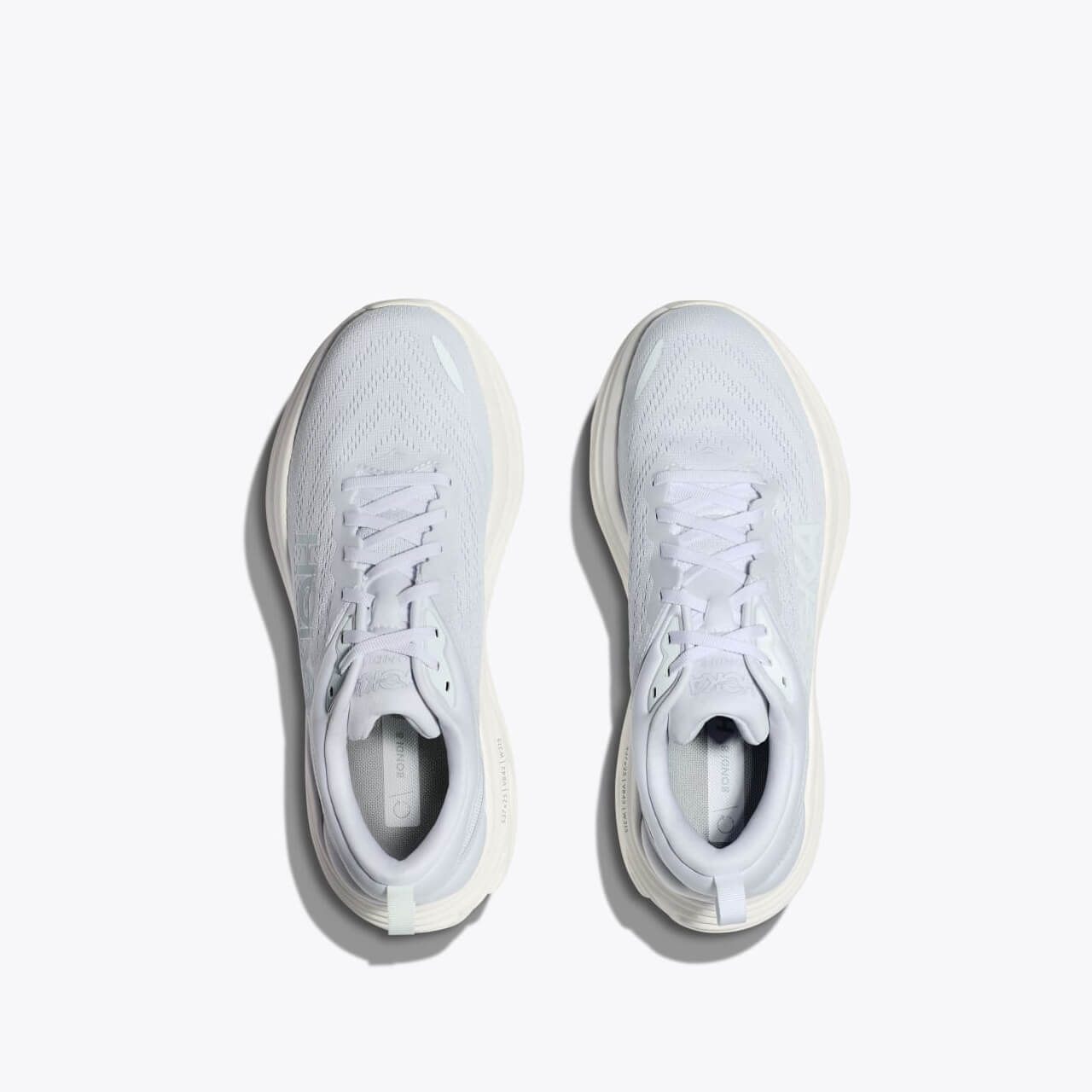 Pantofi de alergare albi Hoka Bondi 8 bărbați