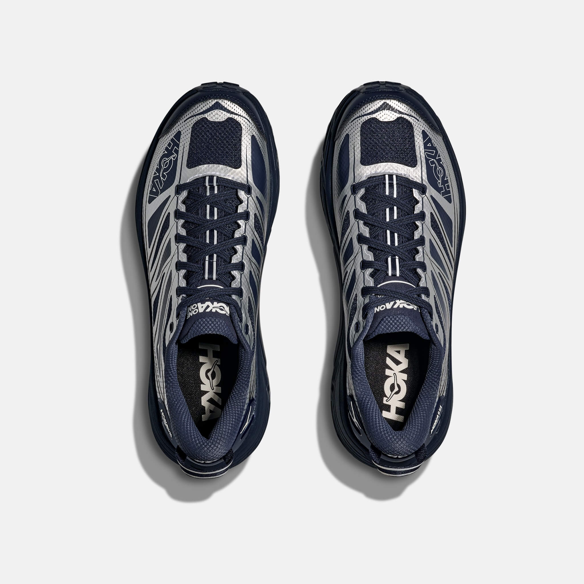 Pantofi sport albastru-argintiu Hoka Mafate Speed 2 unisex