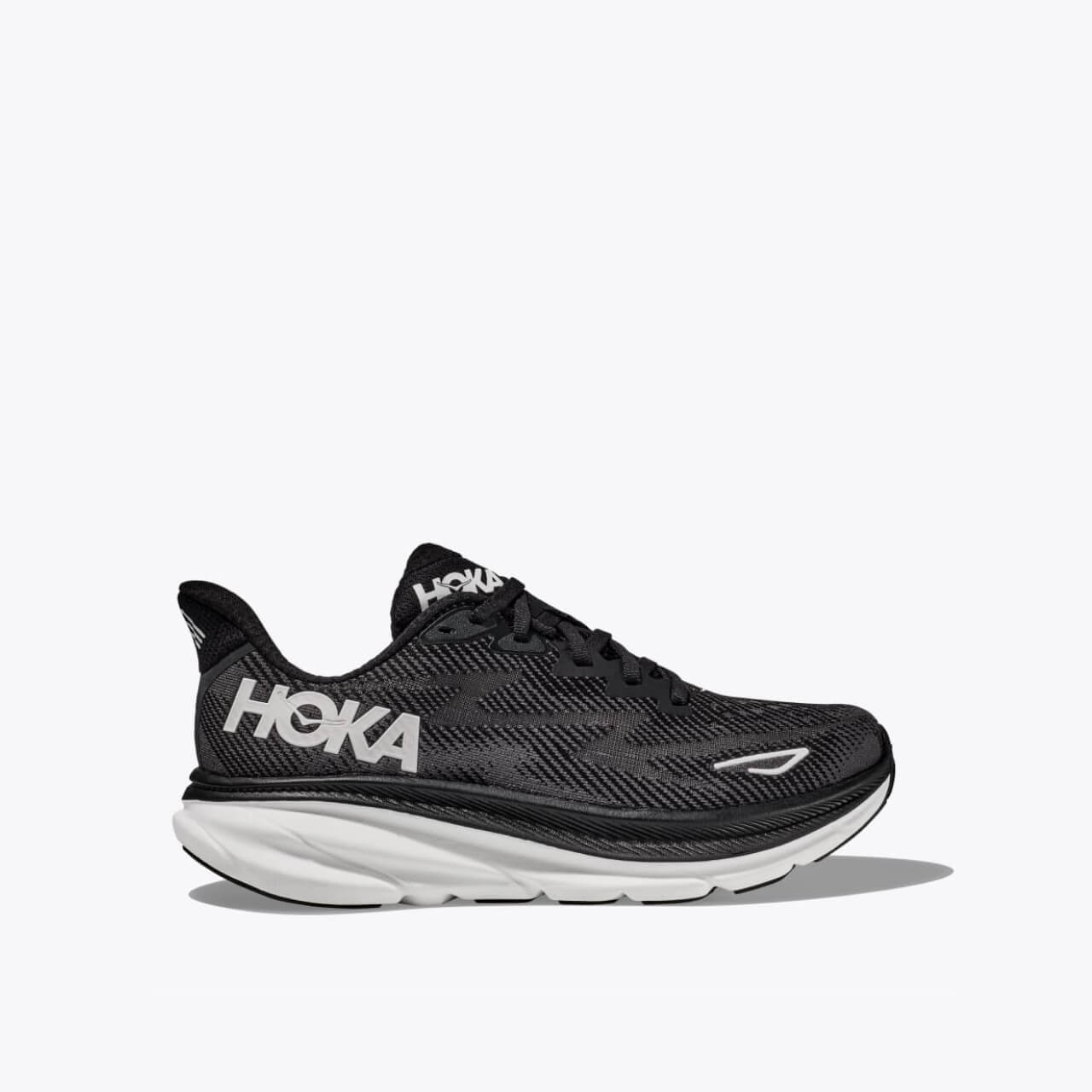 Pantofi de alergare negri Hoka Clifton 9 bărbați