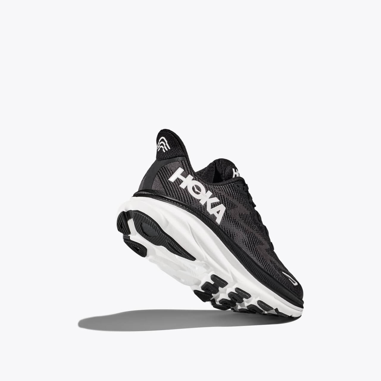 Pantofi de alergare negri Hoka Clifton 9 bărbați