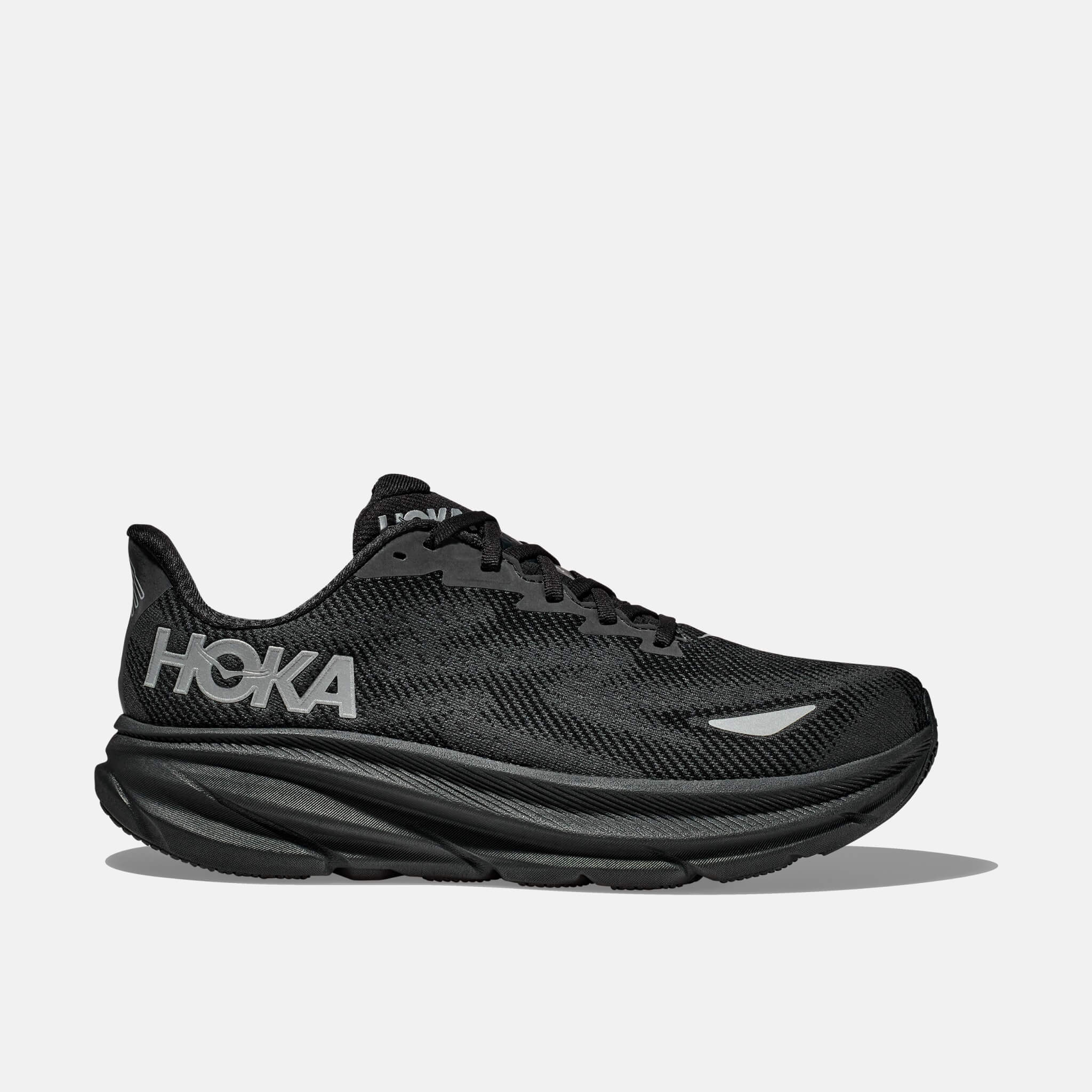 Pantofi de alergare negri Hoka Clifton 9 GTX de damă