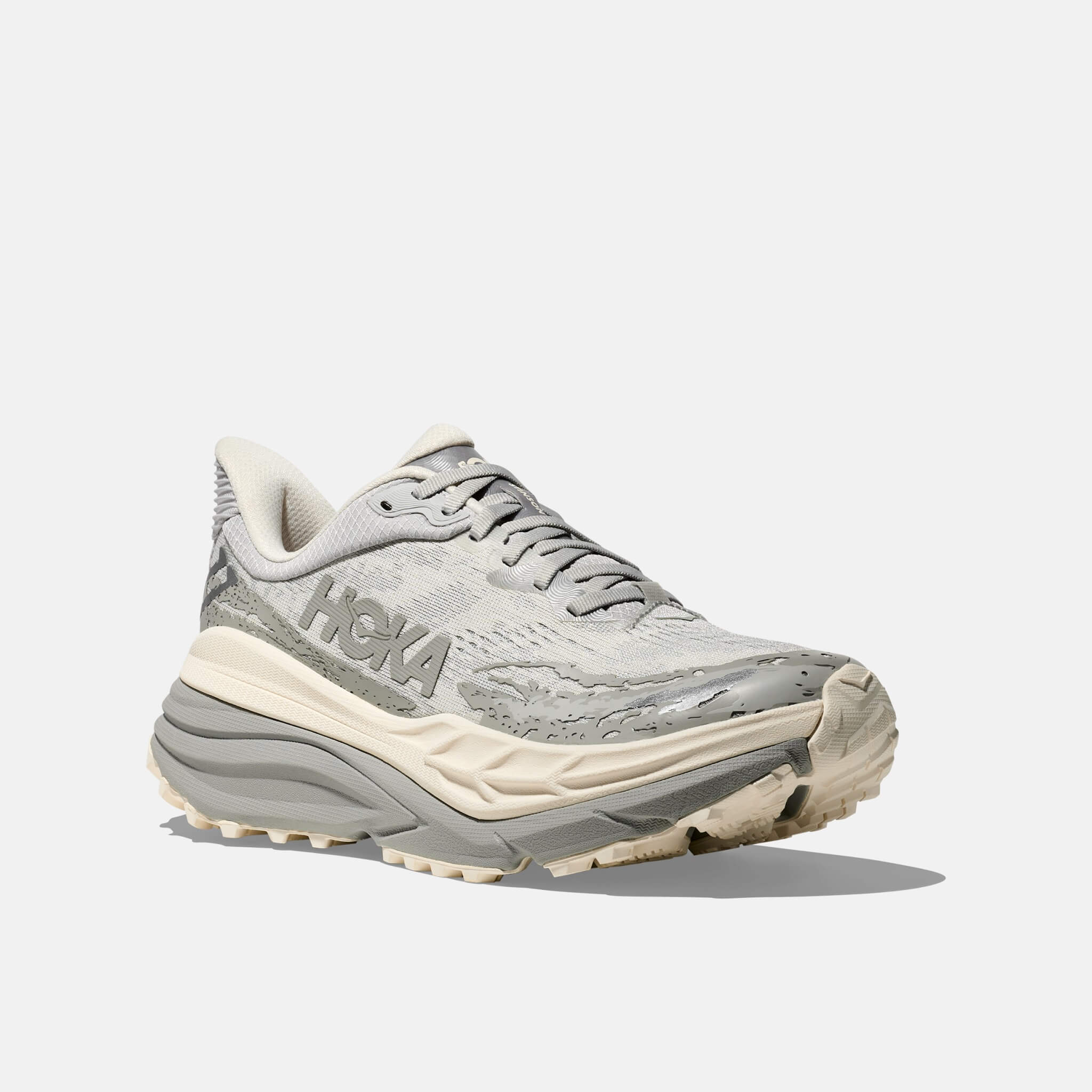 Pantofi sport gri Hoka Stinson 7 bărbați