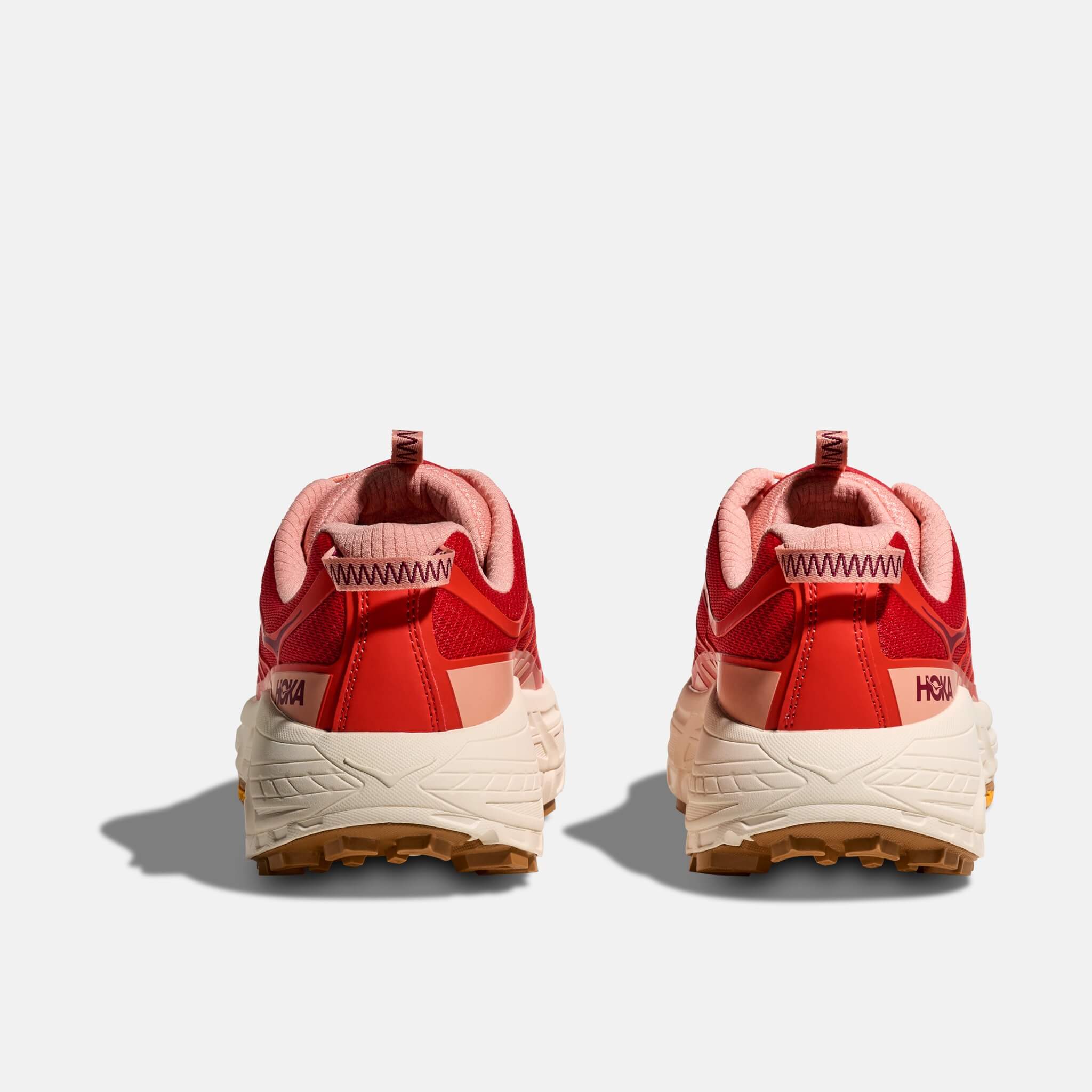 Pantofi sport roșii Hoka Mafate Three2 unisex