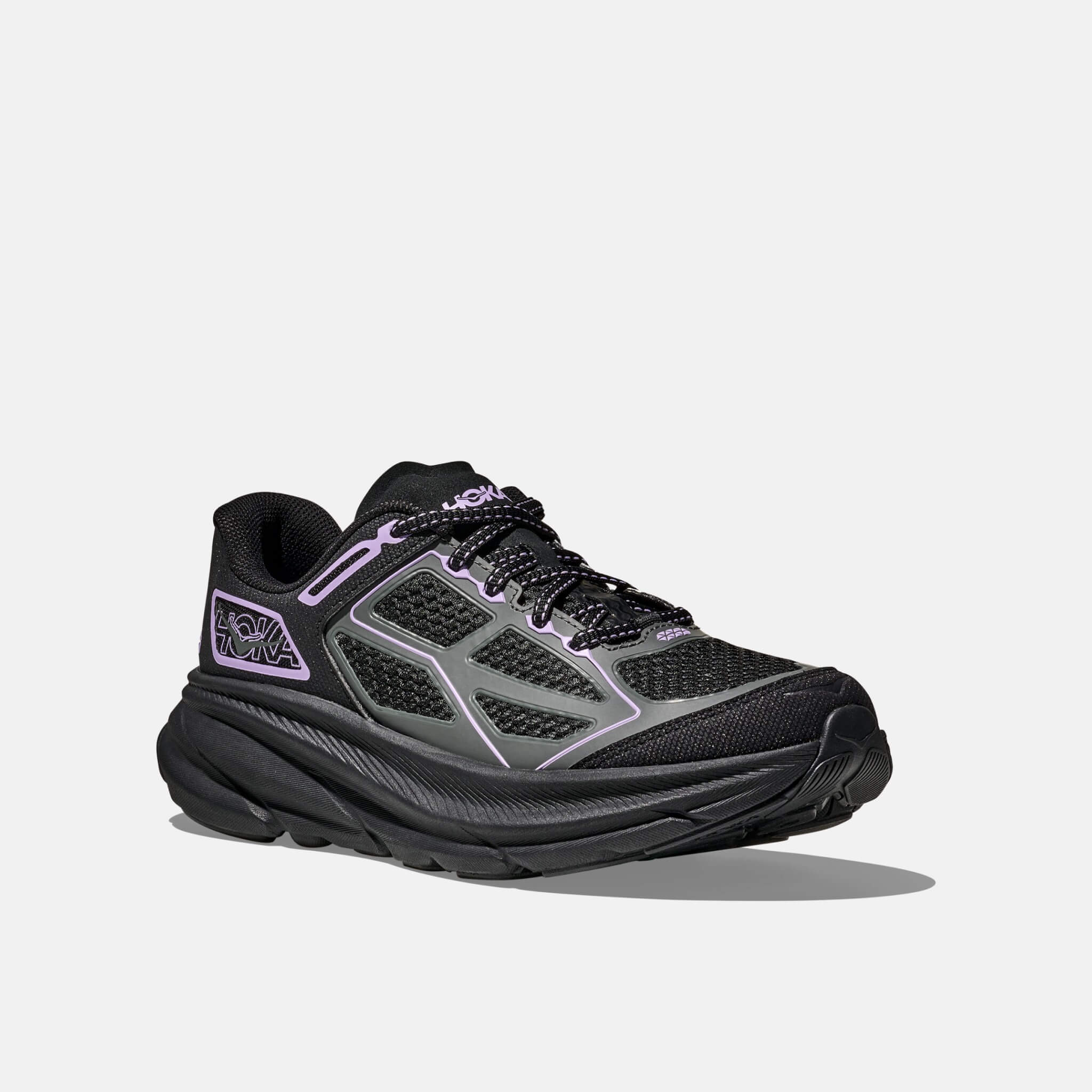 Pantofi sport negru-mov Hoka Clifton One9 unisex