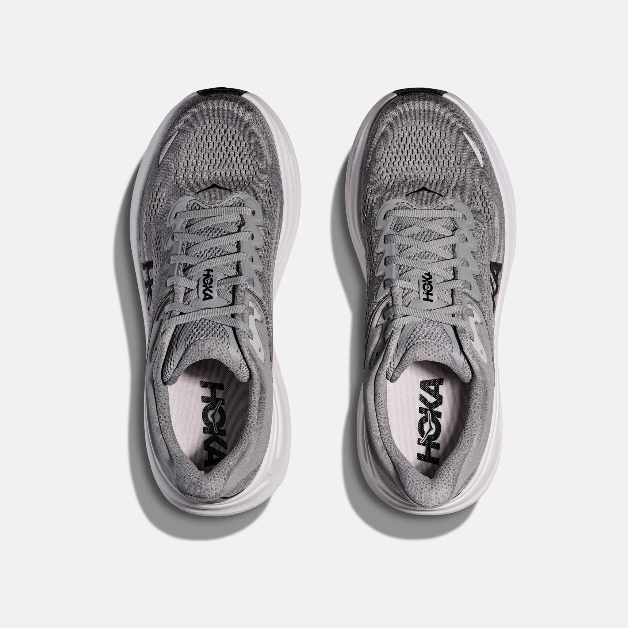 Pantofi sport gri Hoka Bondi 9 bărbați