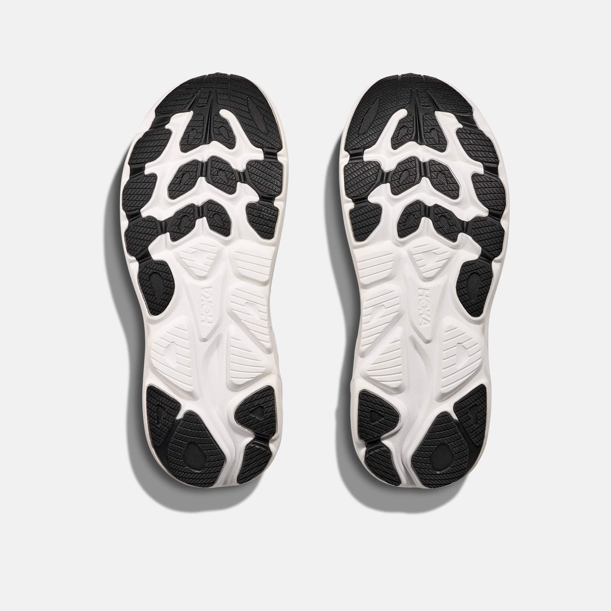 Pantofi sport alb-negru Hoka Clifton 10 bărbați