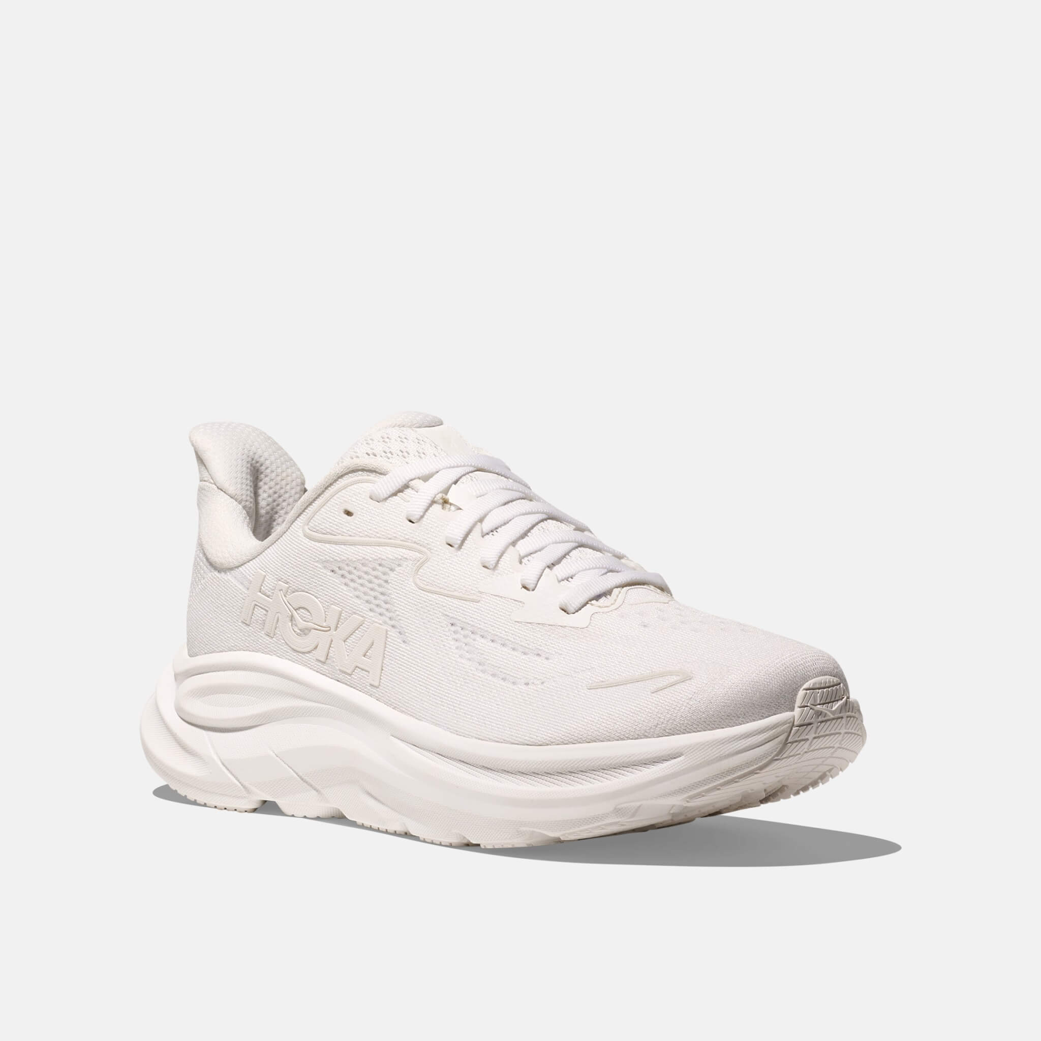 Pantofi sport albi Hoka Clifton 10 bărbați