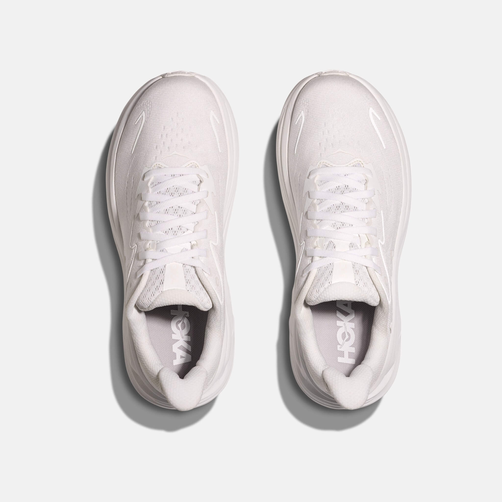 Pantofi sport albi Hoka Clifton 10 bărbați