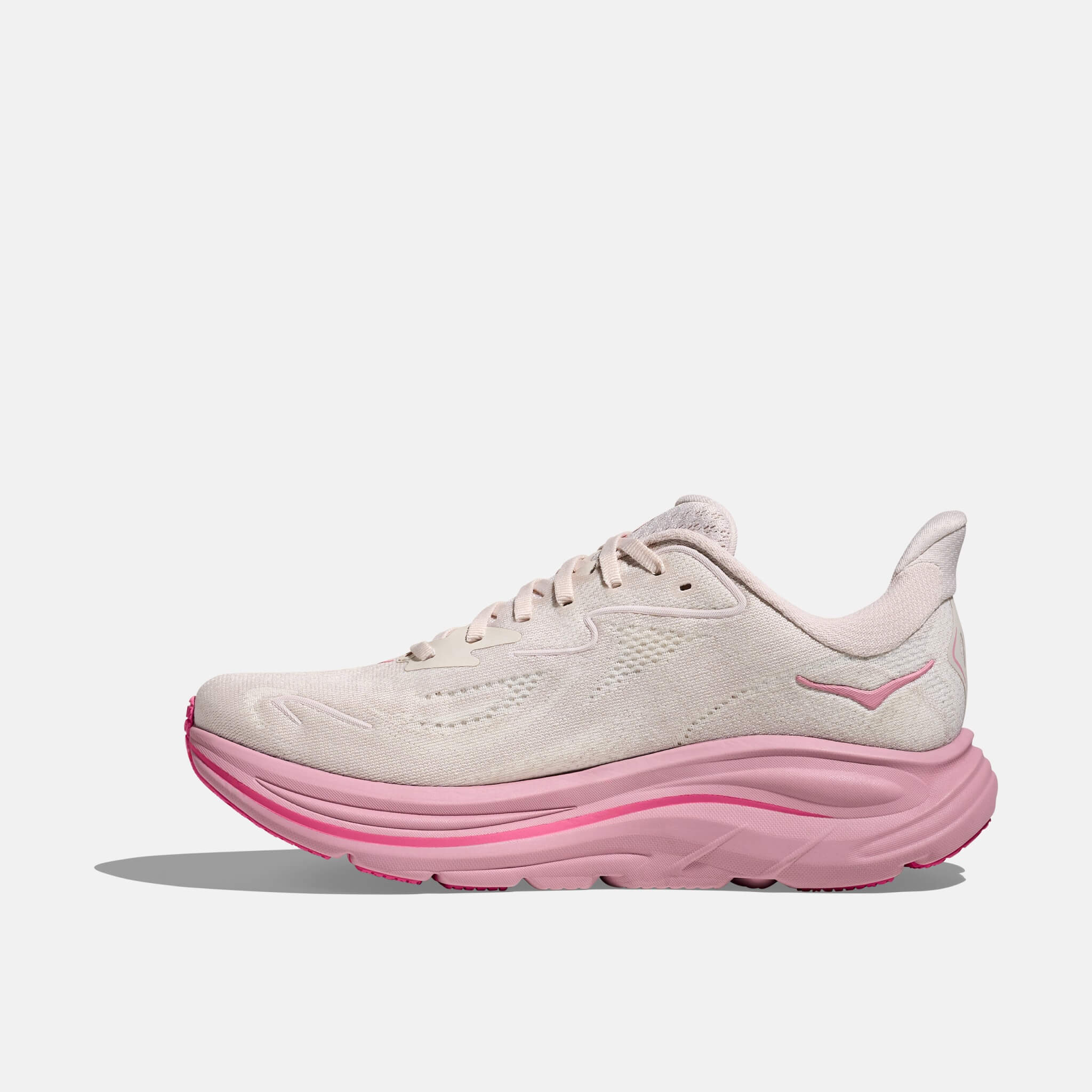 Pantofi sport crem-roz Hoka Clifton 10 de damă