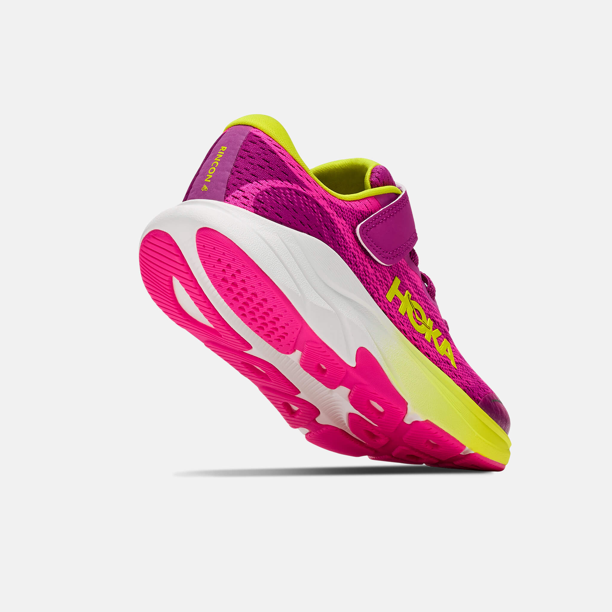 Pantofi sport roz-galben Hoka Rincon 4 copii