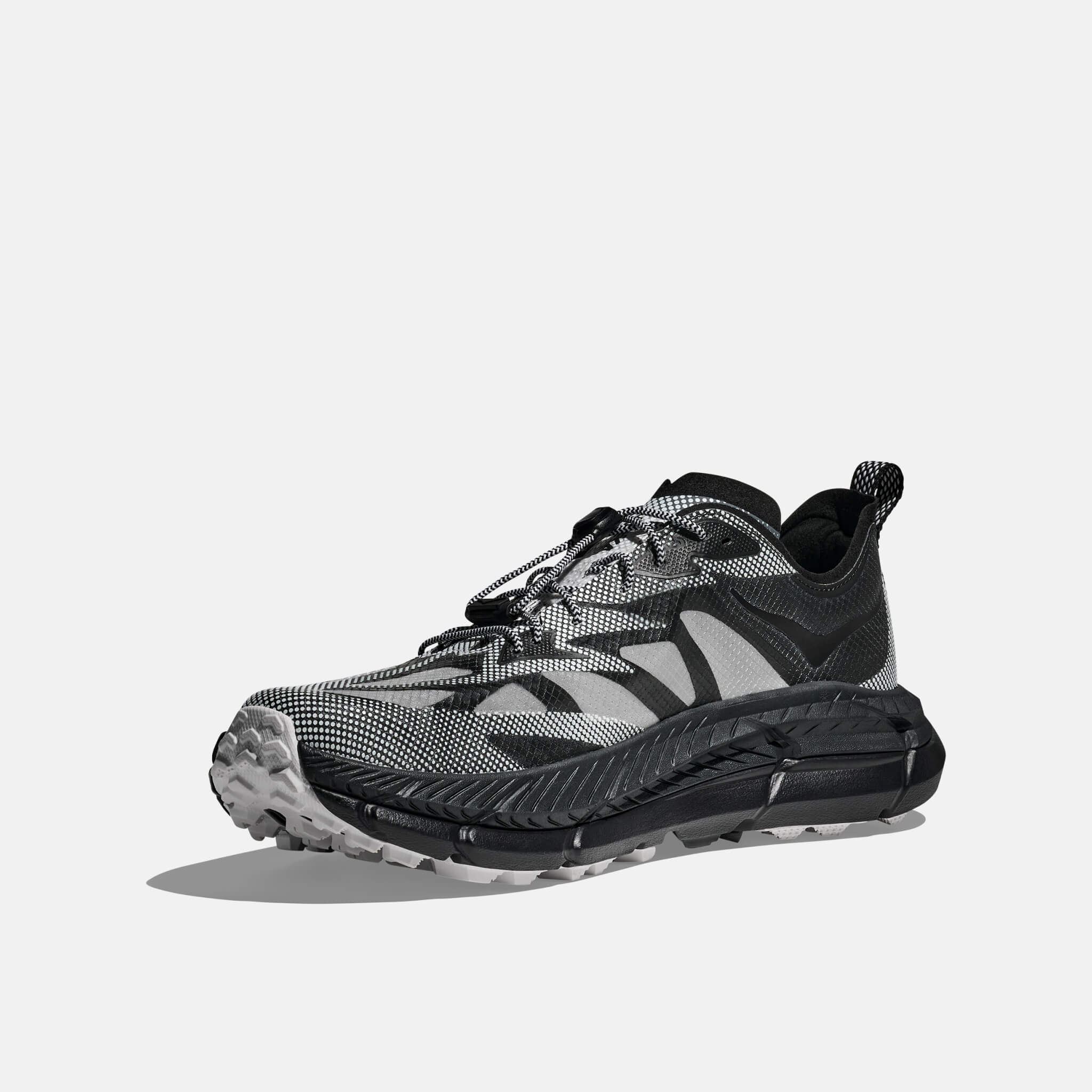 Pantofi sport alb-negru Hoka Mafate Speed 4 Lite TS unisex