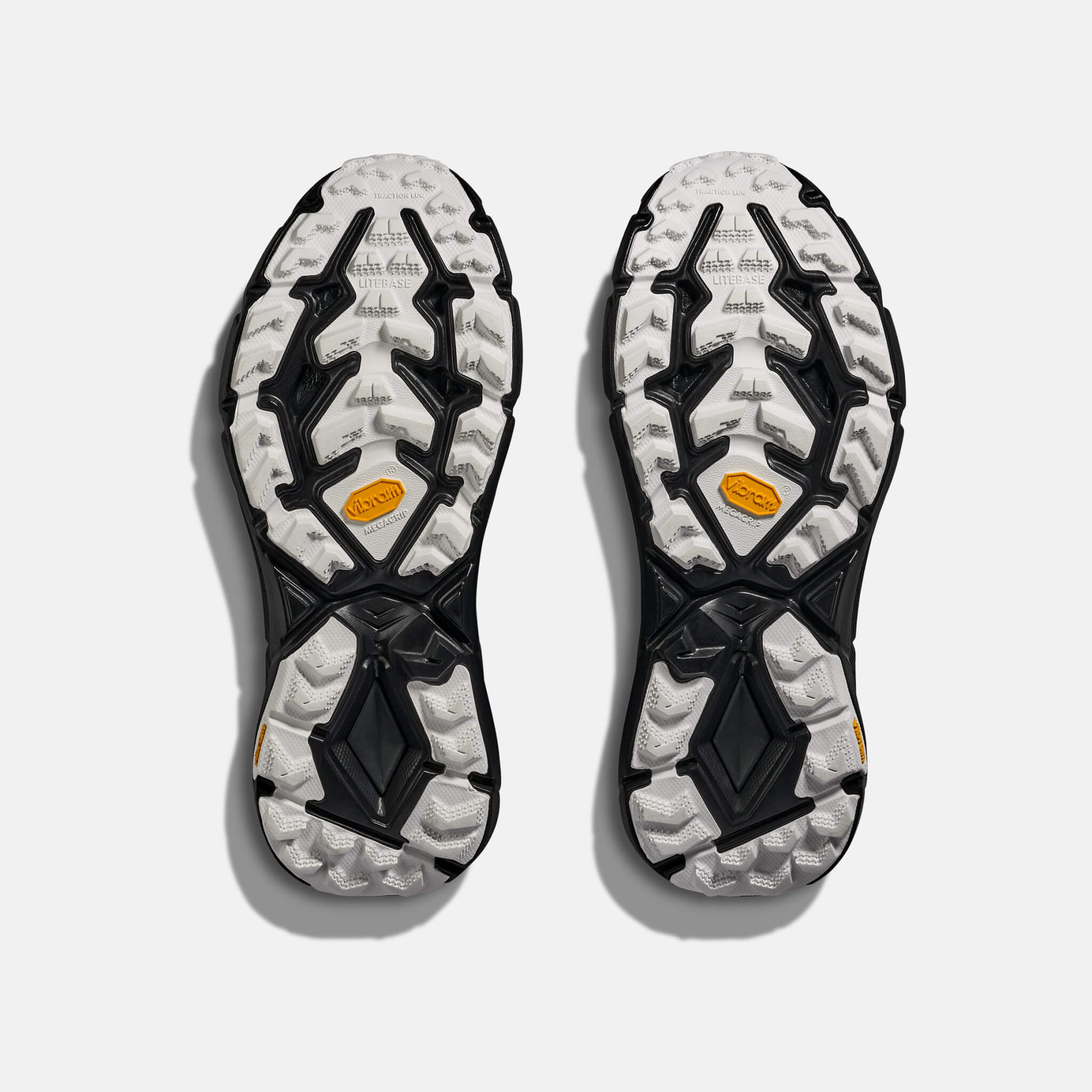 Pantofi sport alb-negru Hoka Mafate Speed 4 Lite TS unisex