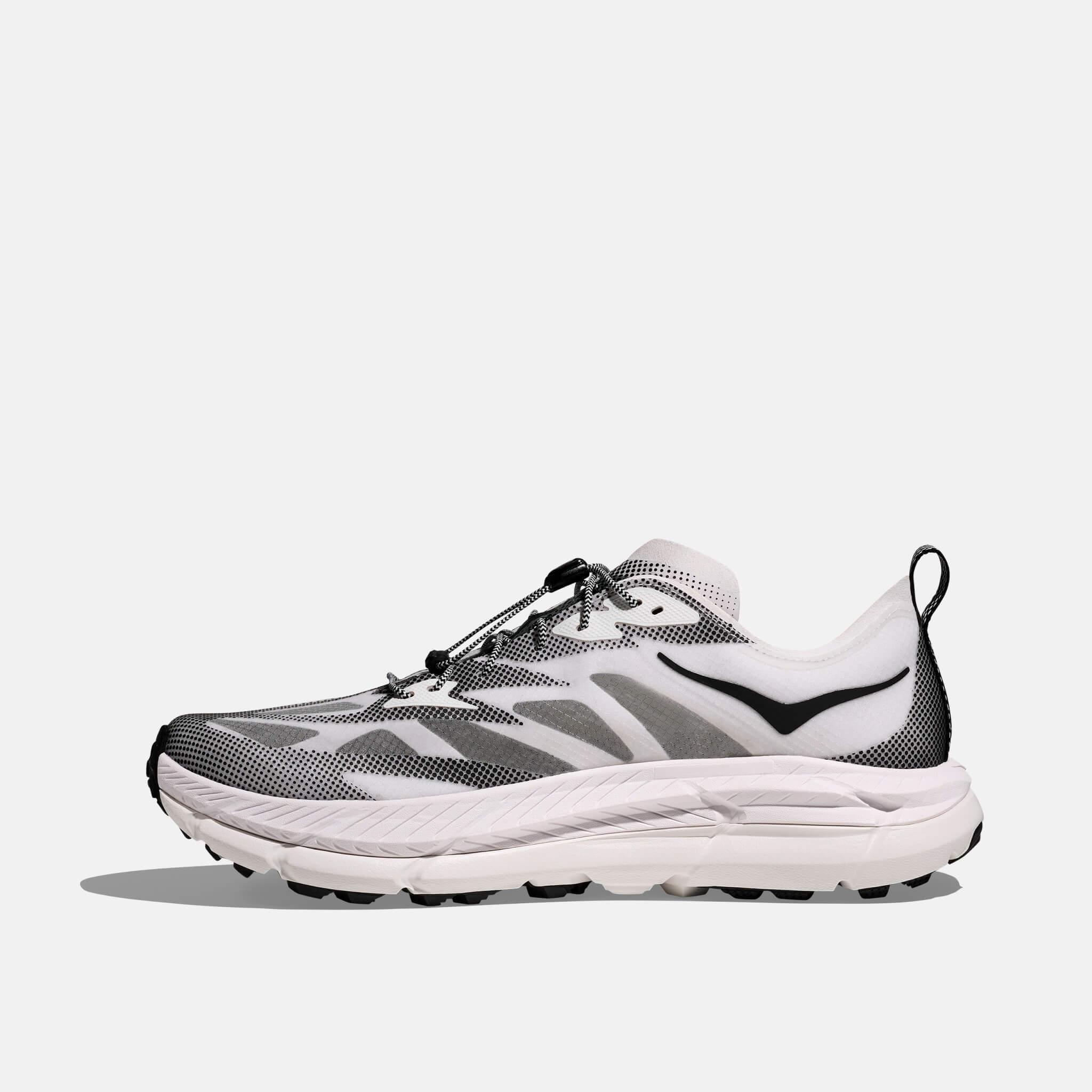 Pantofi sport alb-negru Hoka Mafate Speed 4 Lite TS unisex