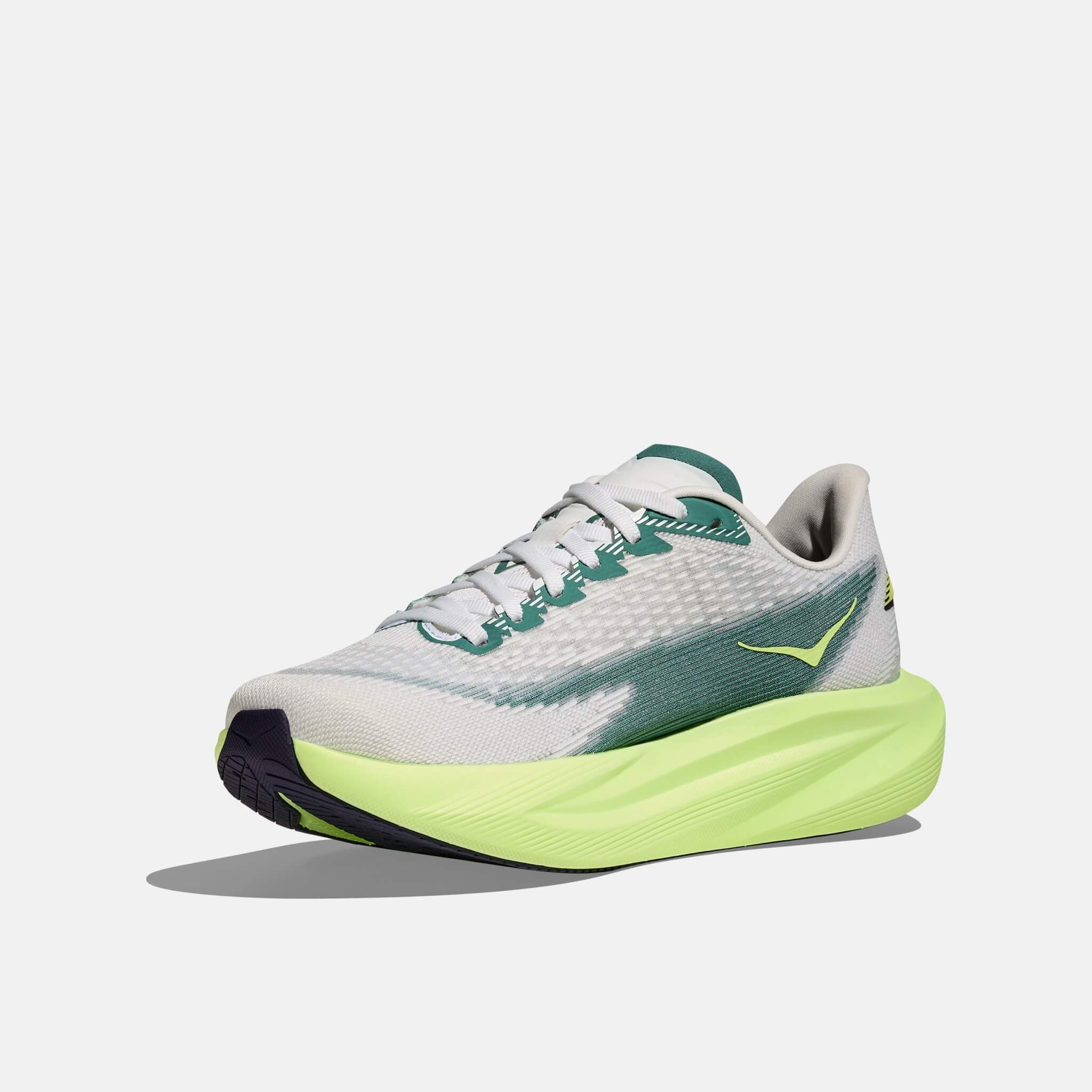 Pantofi de alergare gri-verde Hoka Mach 7 bărbați