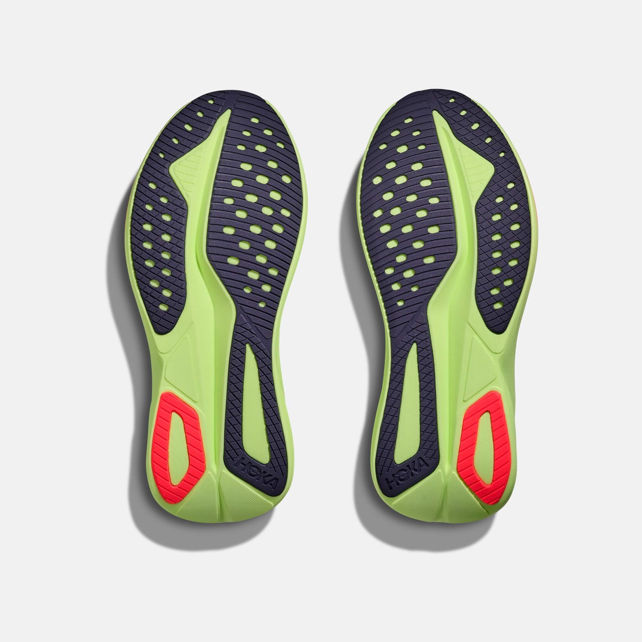 Pantofi de alergare gri-verde Hoka Mach 7 bărbați