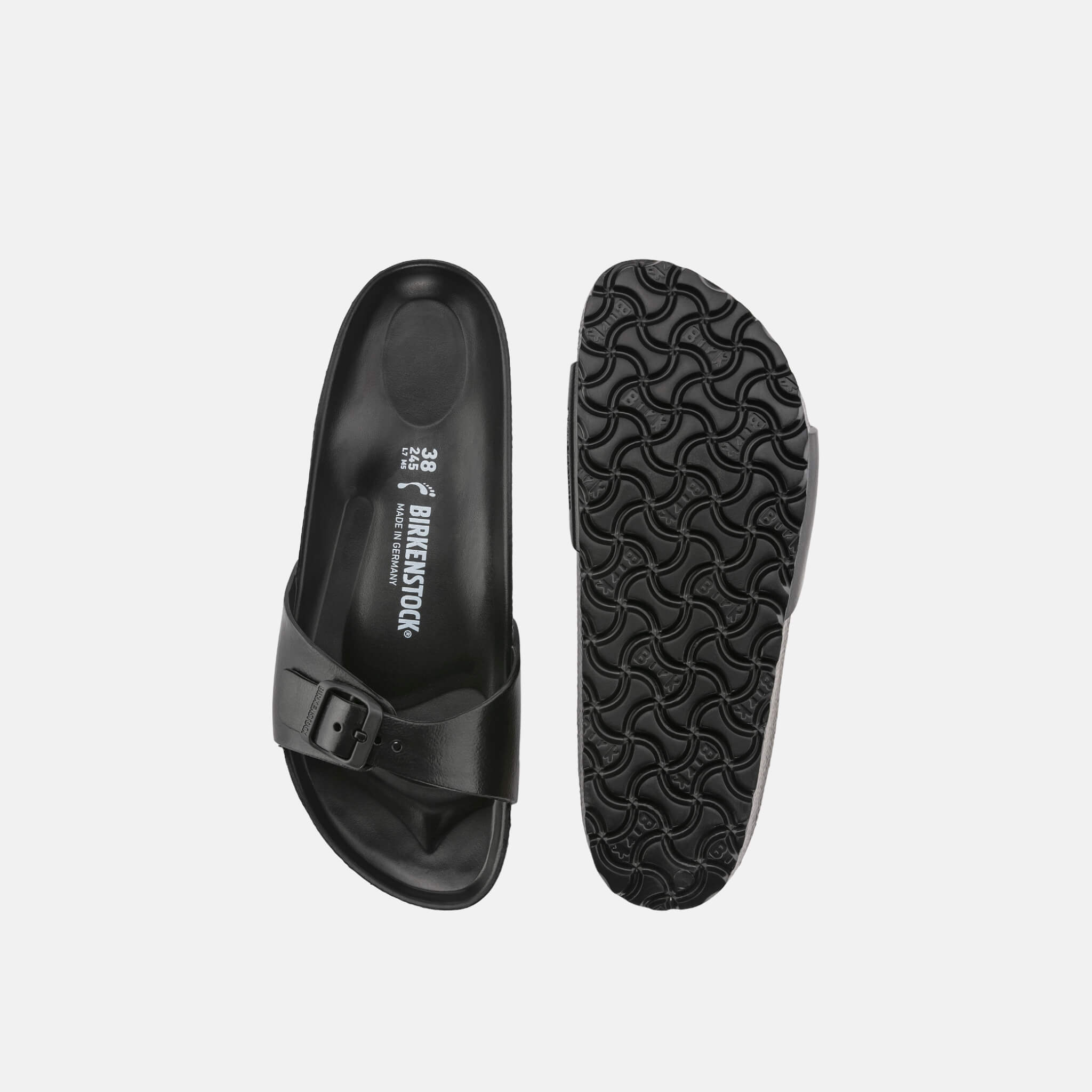 Papuci Birkenstock Madrid Eva negri