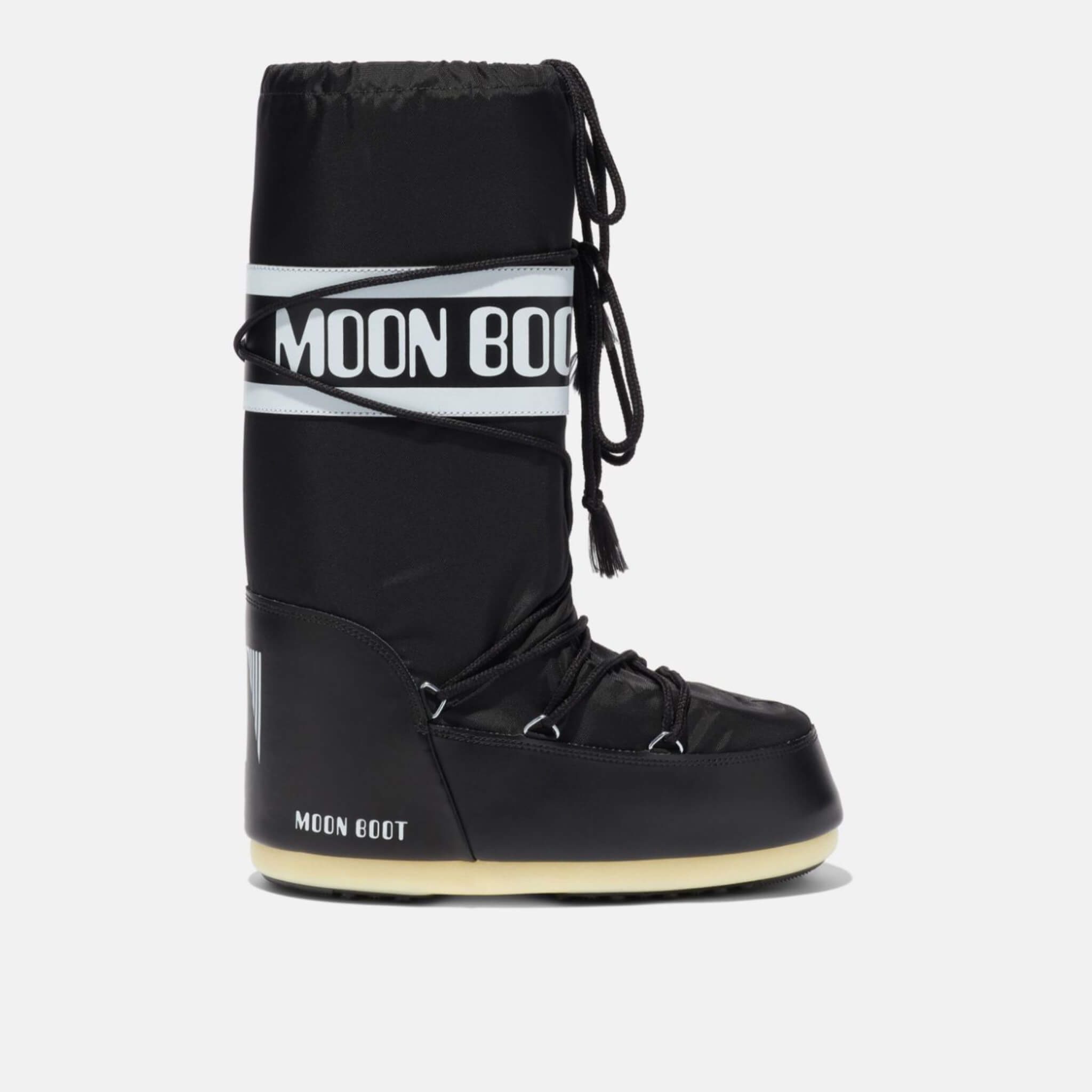 Cizme de iarnă negre Moon Boot Nylon
