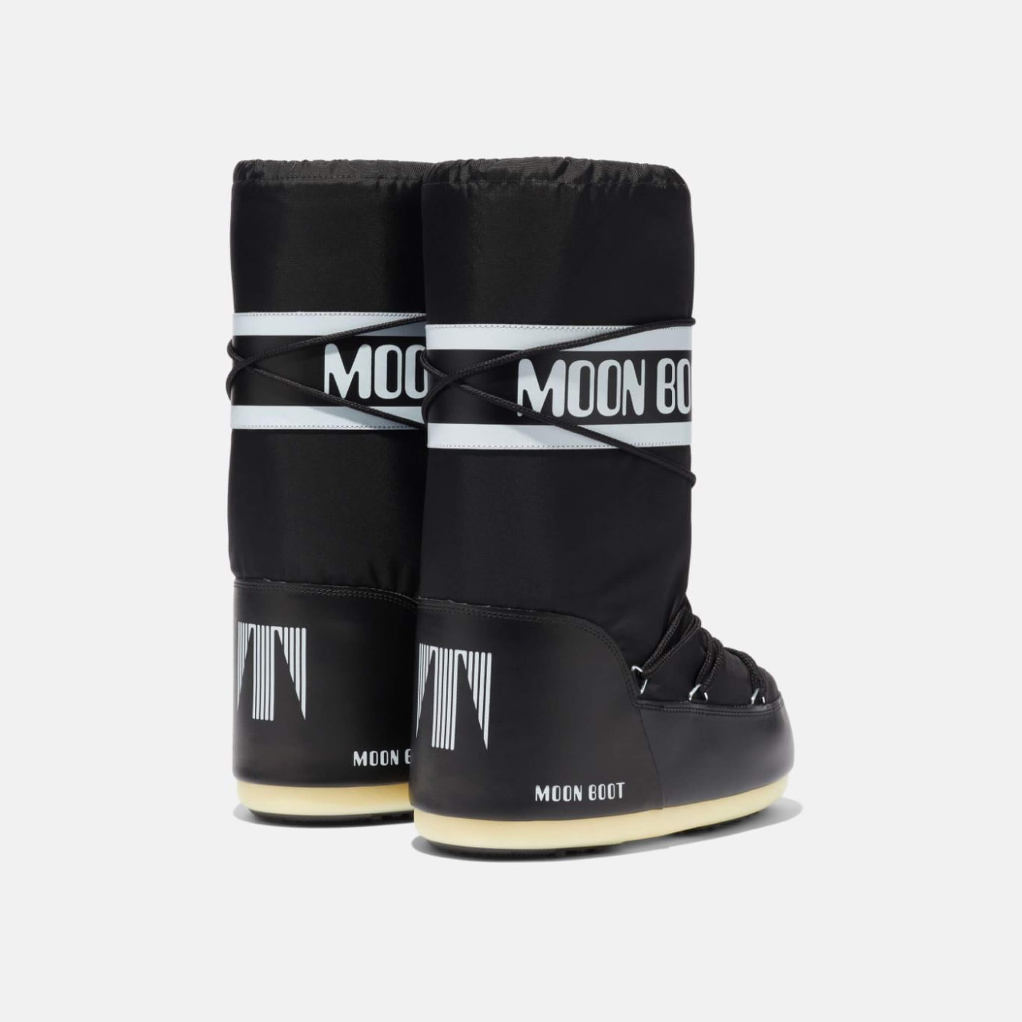Cizme de iarnă negre Moon Boot Nylon