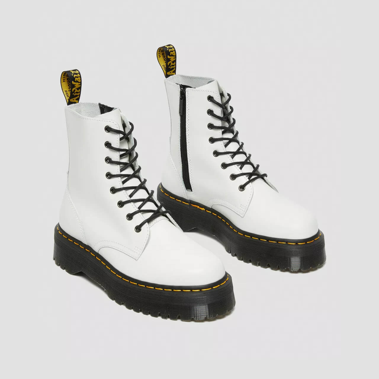 Ghete albe Dr. Martens Jadon