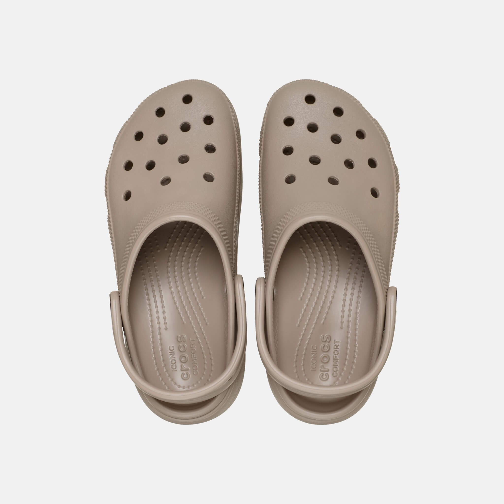 Classic Platform Clog W Taupe