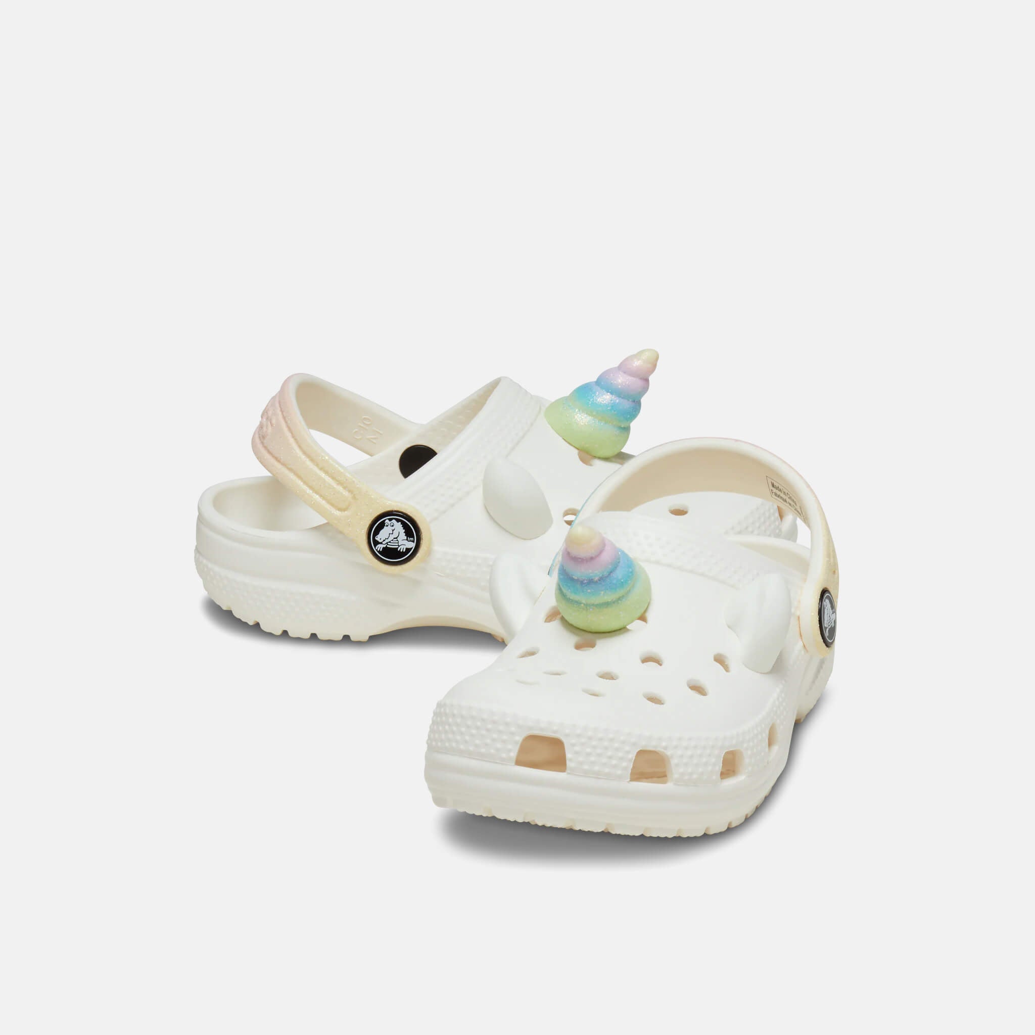 Classic IAM Rainbow Unicorn Clog T Chalk