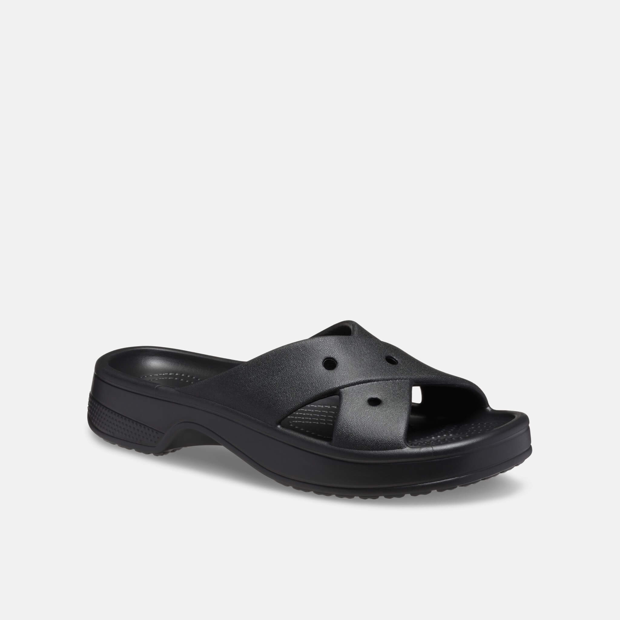 Classic Womens Cross Strap Black