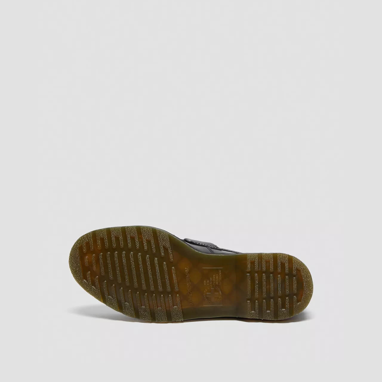 Mocasini negri Dr. Martens Adrian Yellow Stitch